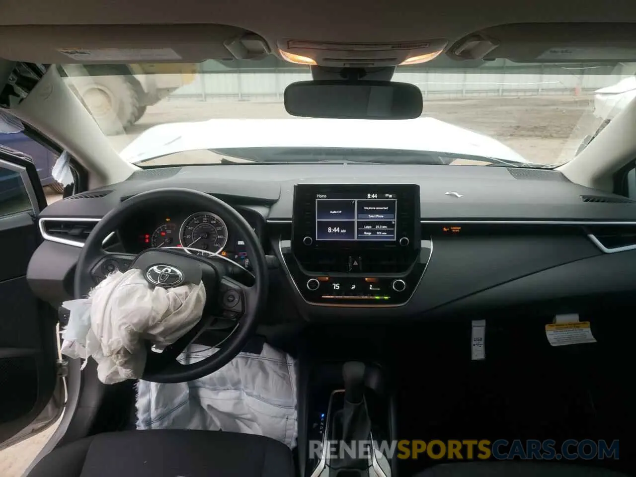 8 fotografías del automóvil dañado 5YFEPMAE8NP363789 TOYOTA COROLLA 2022
