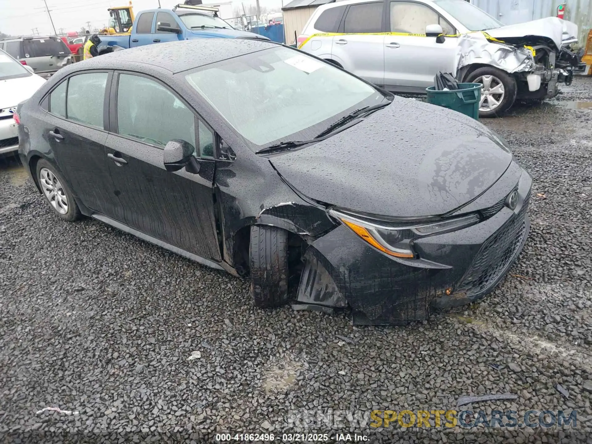 1 fotografías del automóvil dañado 5YFEPMAE8NP369091 TOYOTA COROLLA 2022
