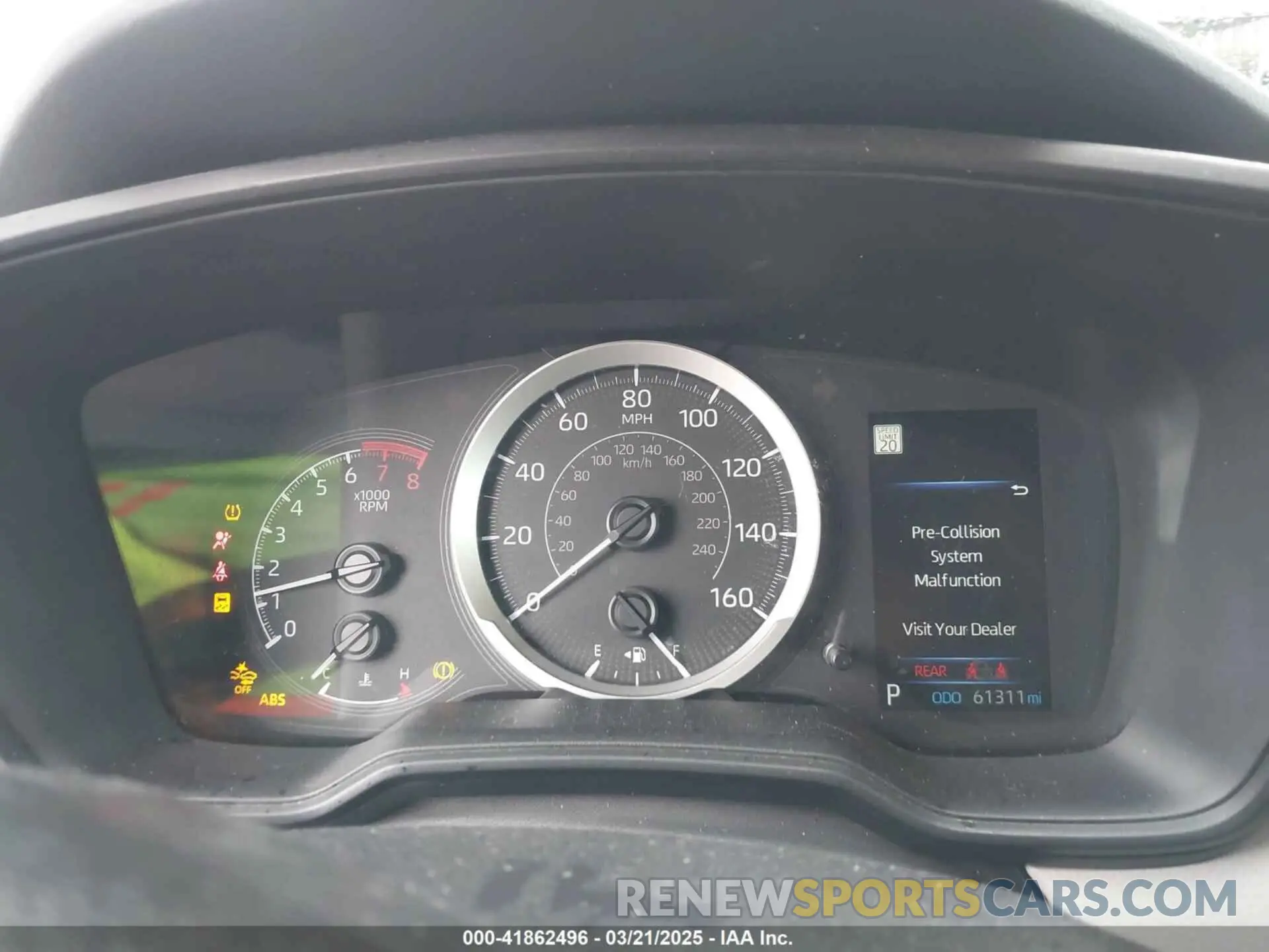 7 fotografías del automóvil dañado 5YFEPMAE8NP369091 TOYOTA COROLLA 2022