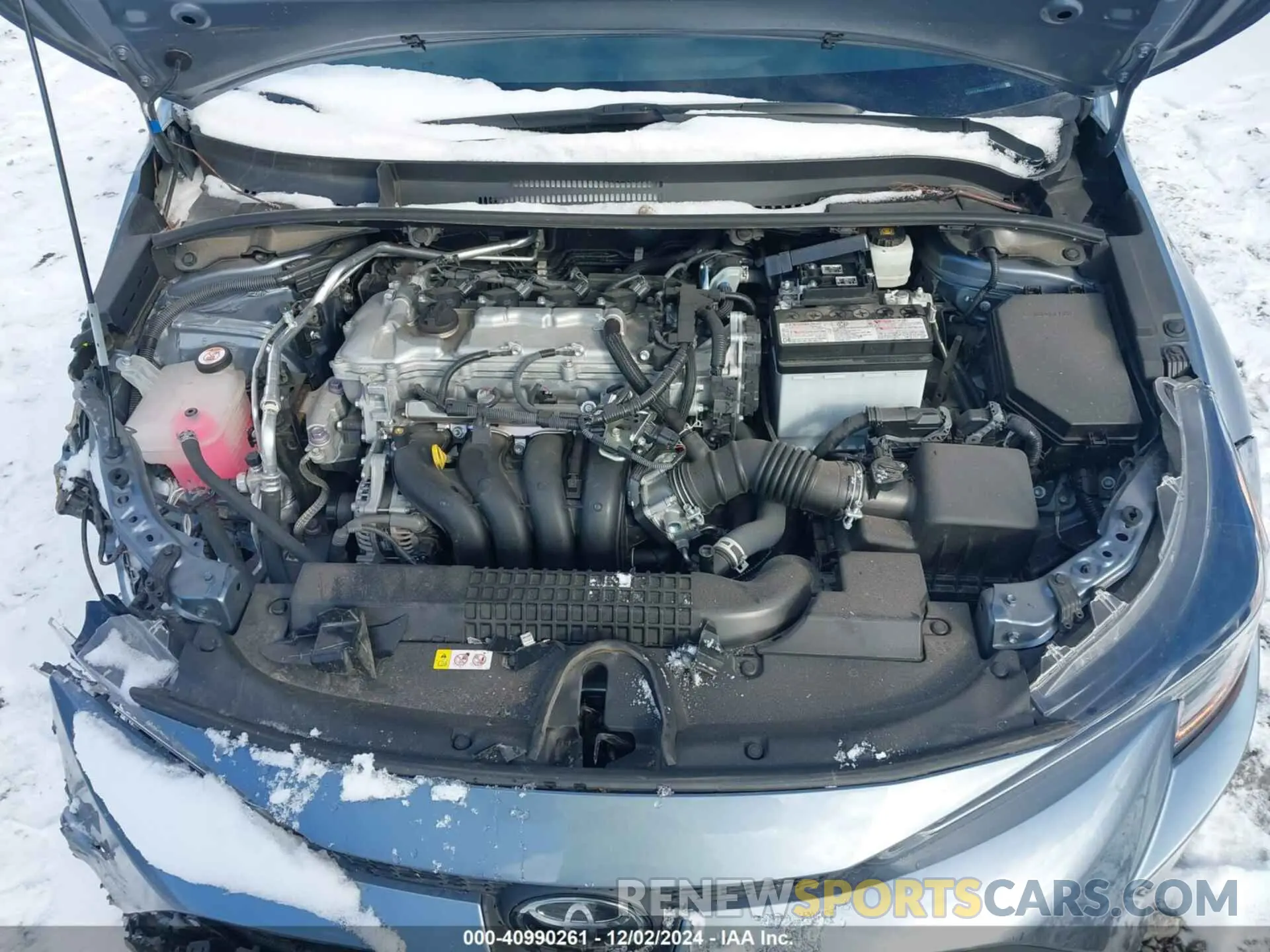 10 fotografías del automóvil dañado 5YFEPMAE8NP373495 TOYOTA COROLLA 2022