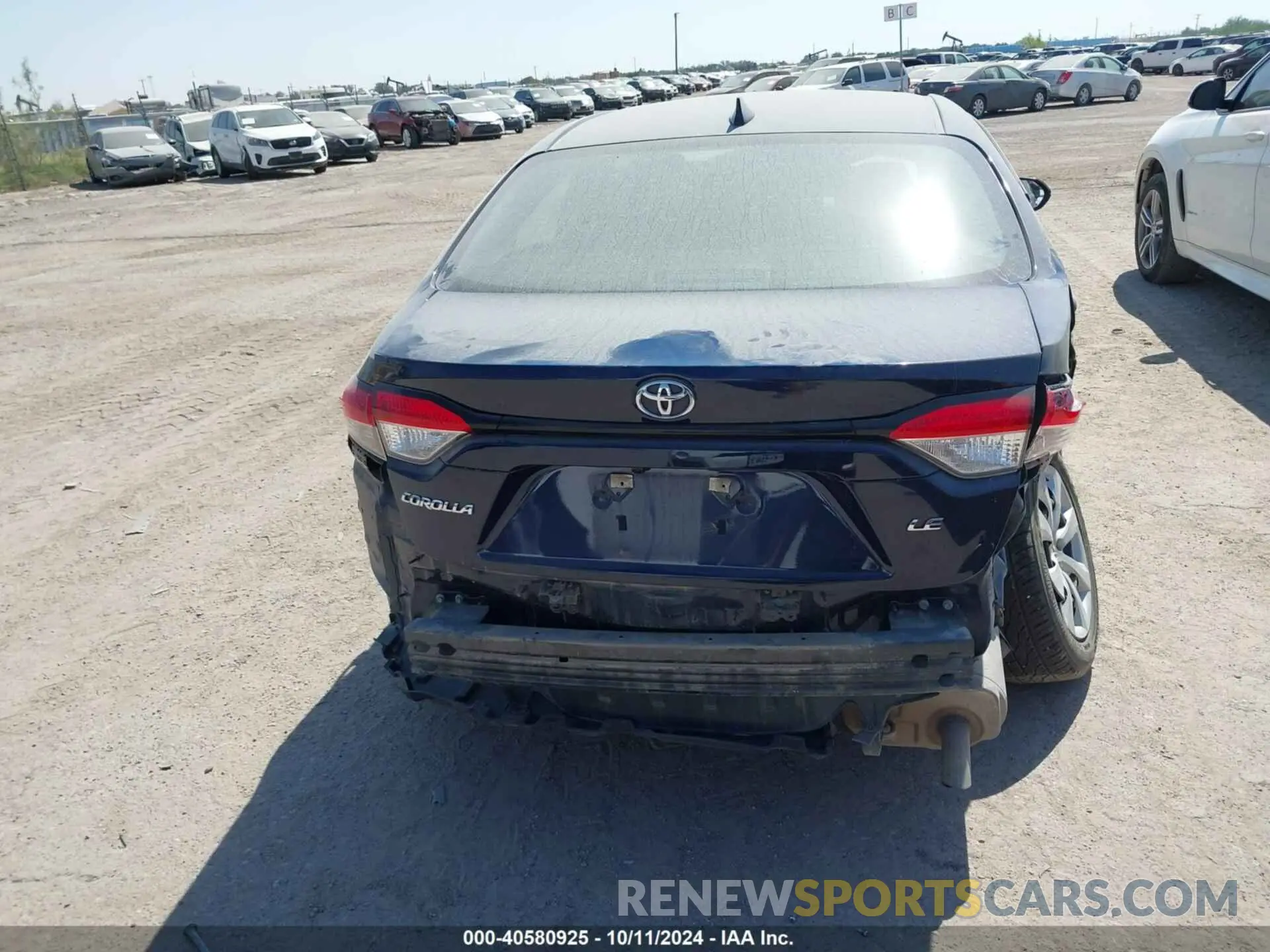 15 fotografías del automóvil dañado 5YFEPMAE8NP379409 TOYOTA COROLLA 2022