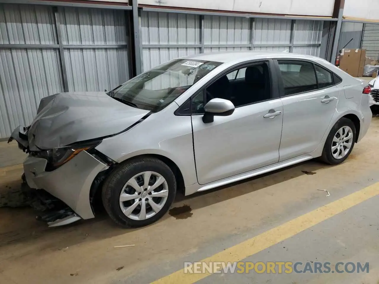 1 fotografías del automóvil dañado 5YFEPMAE8NP379734 TOYOTA COROLLA 2022