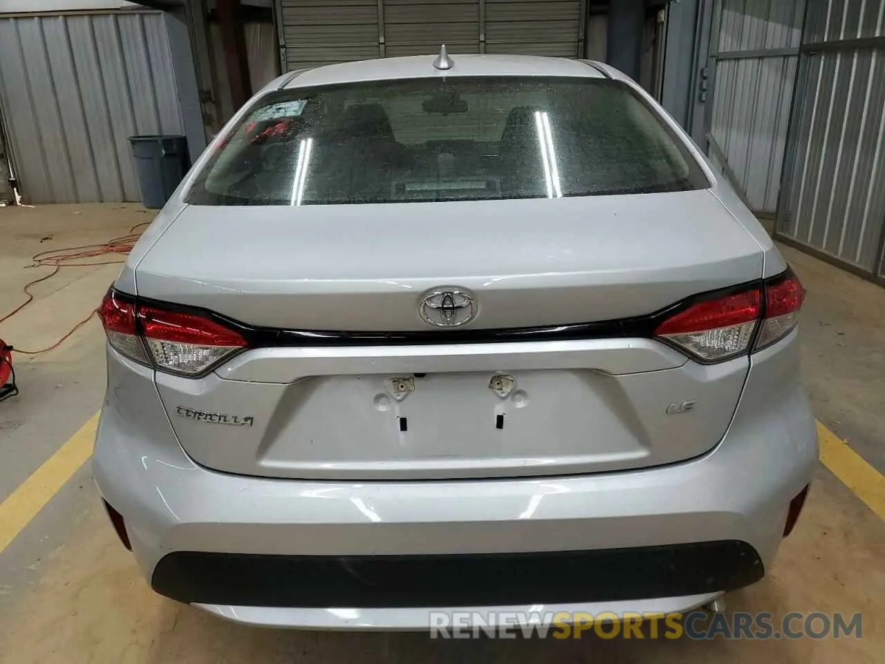 6 fotografías del automóvil dañado 5YFEPMAE8NP379734 TOYOTA COROLLA 2022