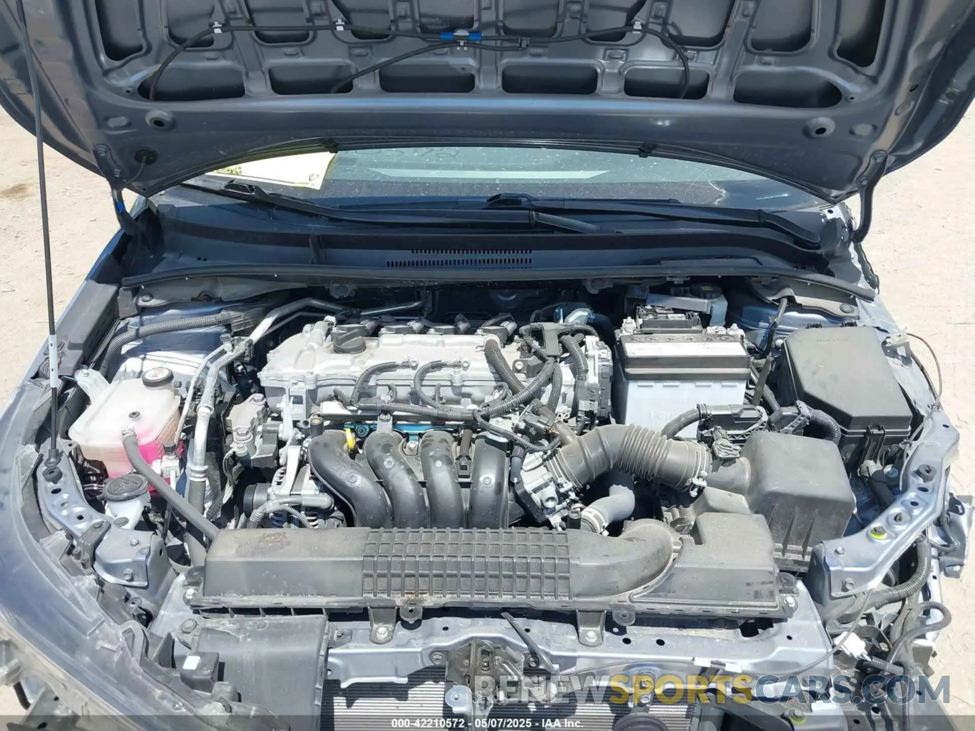 10 fotografías del automóvil dañado 5YFEPMAE8NP385419 TOYOTA COROLLA 2022