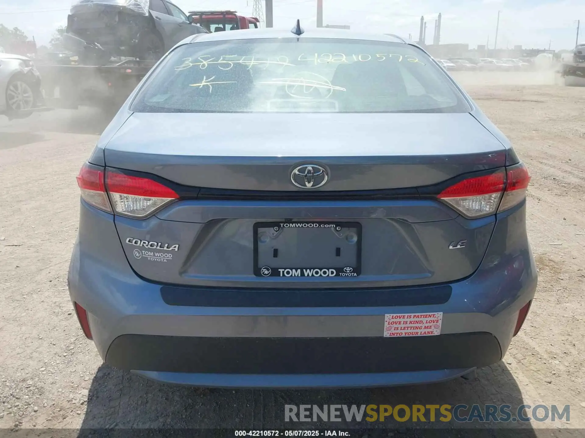 16 fotografías del automóvil dañado 5YFEPMAE8NP385419 TOYOTA COROLLA 2022