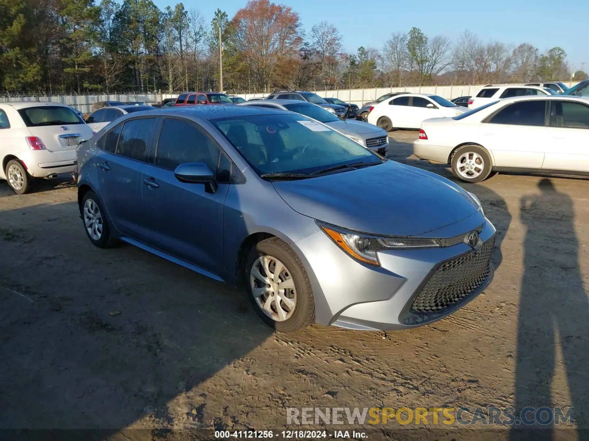 1 fotografías del automóvil dañado 5YFEPMAE8NP390684 TOYOTA COROLLA 2022