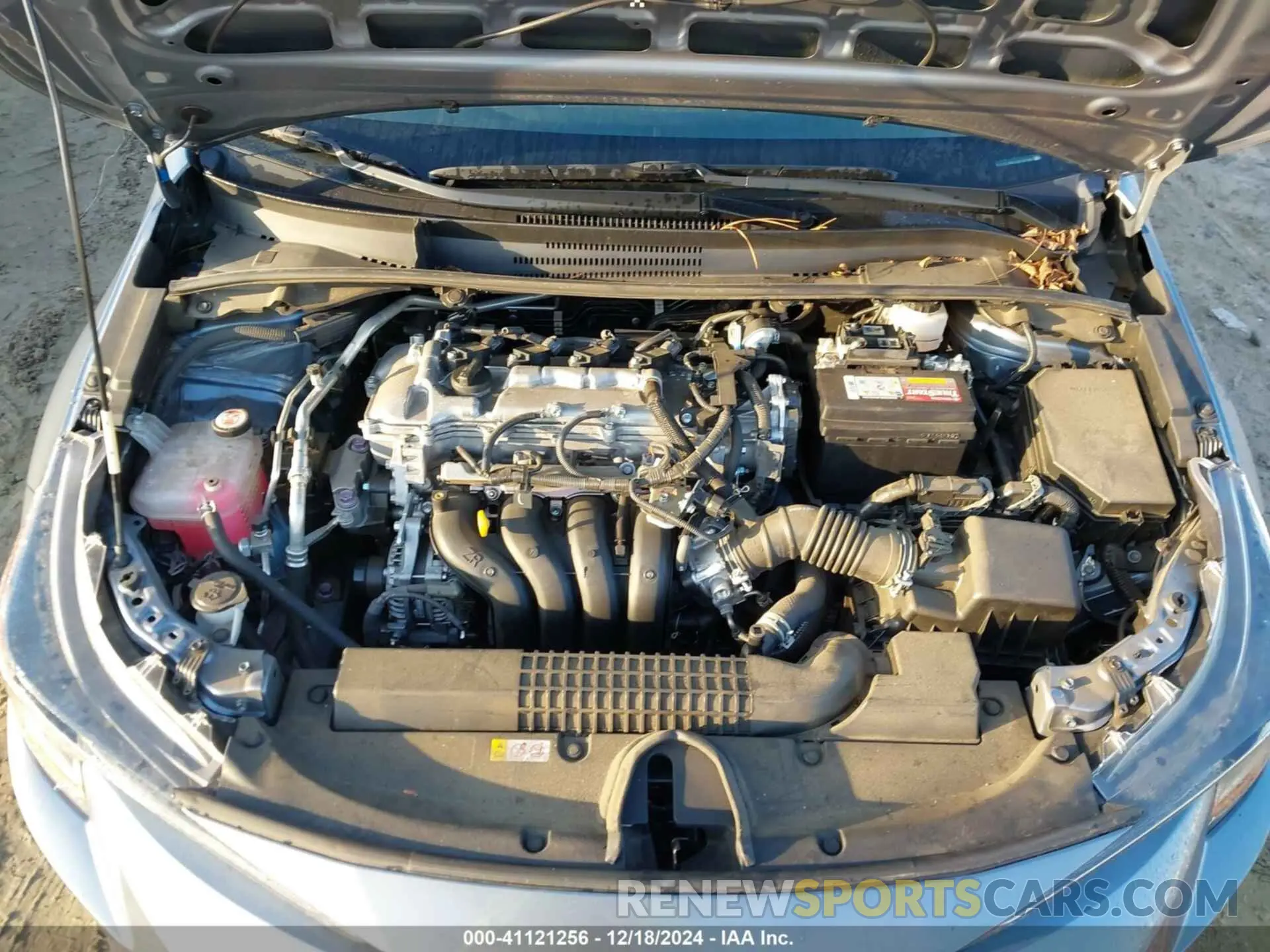 10 fotografías del automóvil dañado 5YFEPMAE8NP390684 TOYOTA COROLLA 2022
