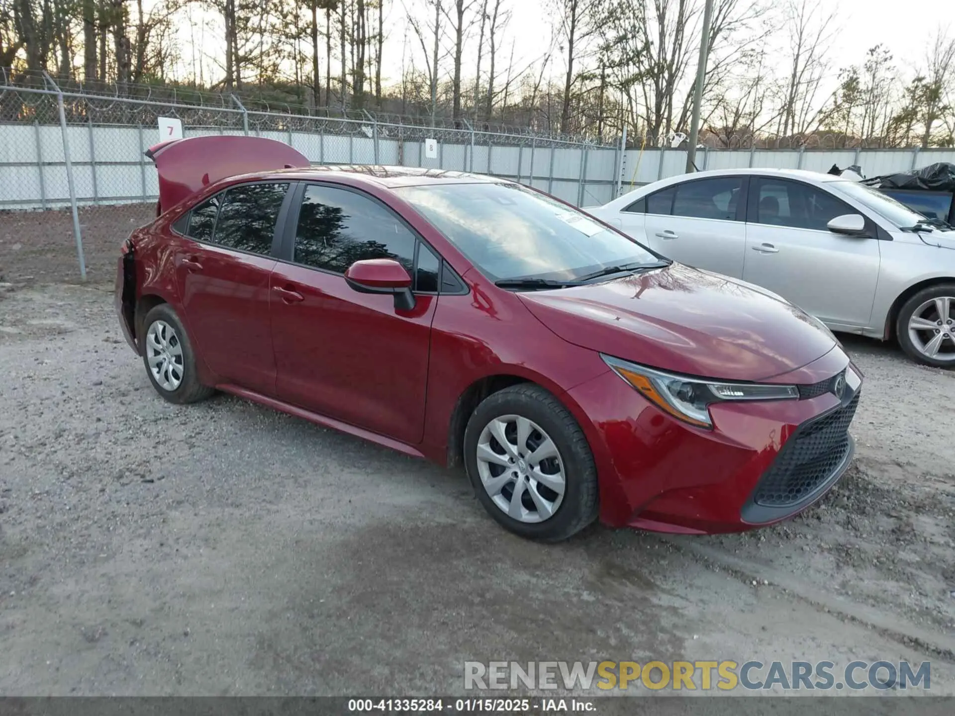 1 fotografías del automóvil dañado 5YFEPMAE8NP392208 TOYOTA COROLLA 2022