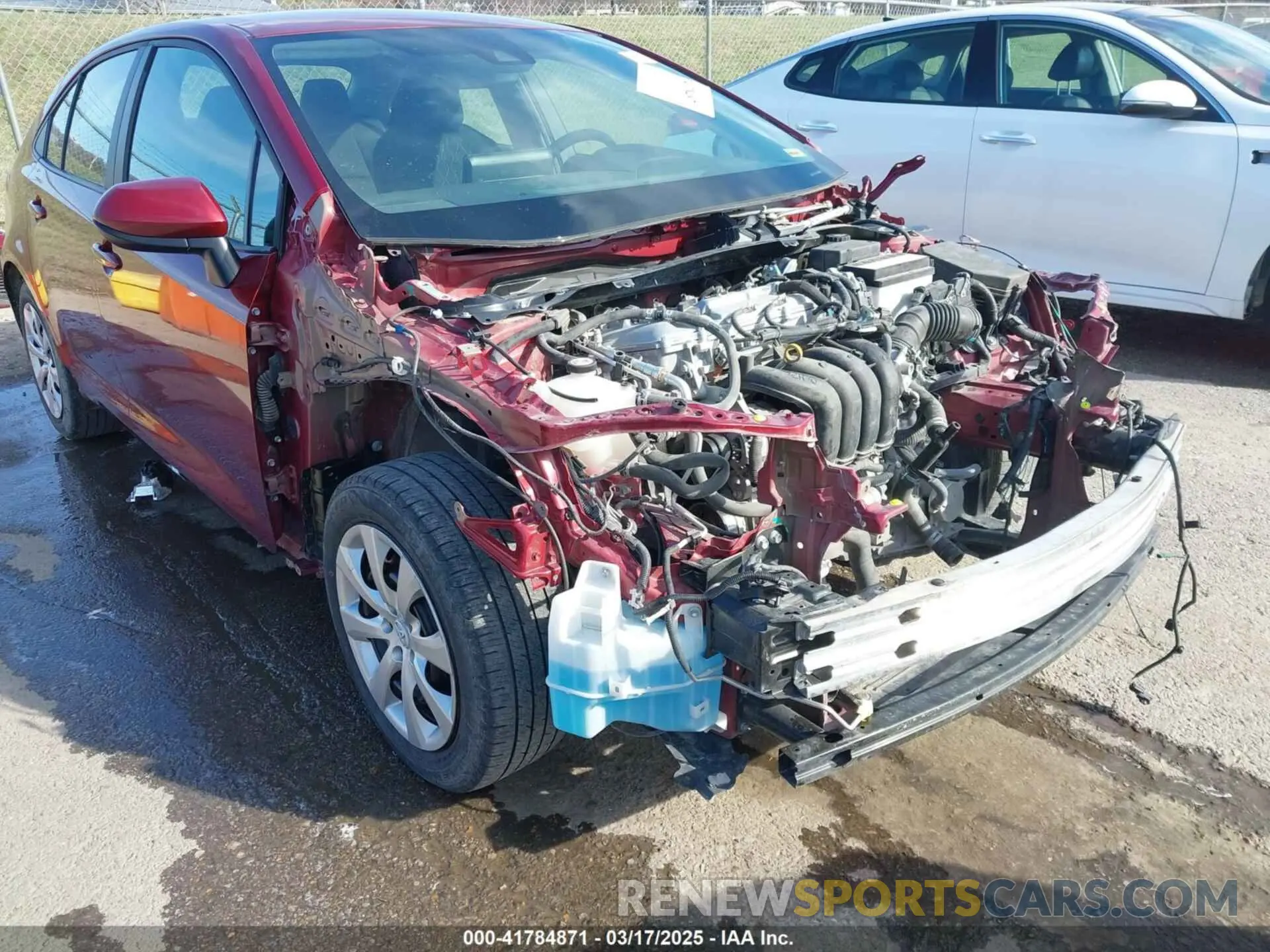 6 fotografías del automóvil dañado 5YFEPMAE9NP271963 TOYOTA COROLLA 2022