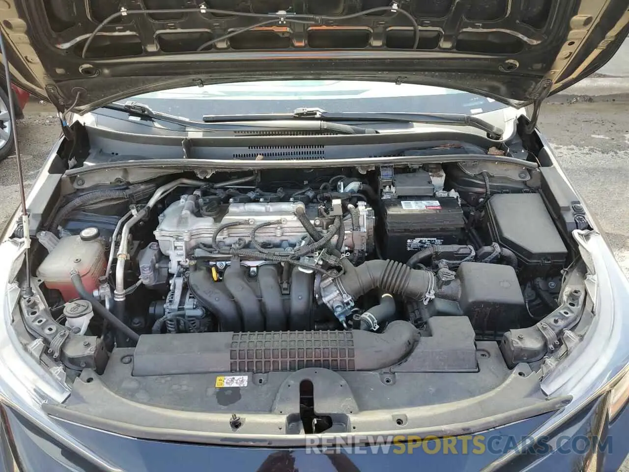 12 fotografías del automóvil dañado 5YFEPMAE9NP279805 TOYOTA COROLLA 2022