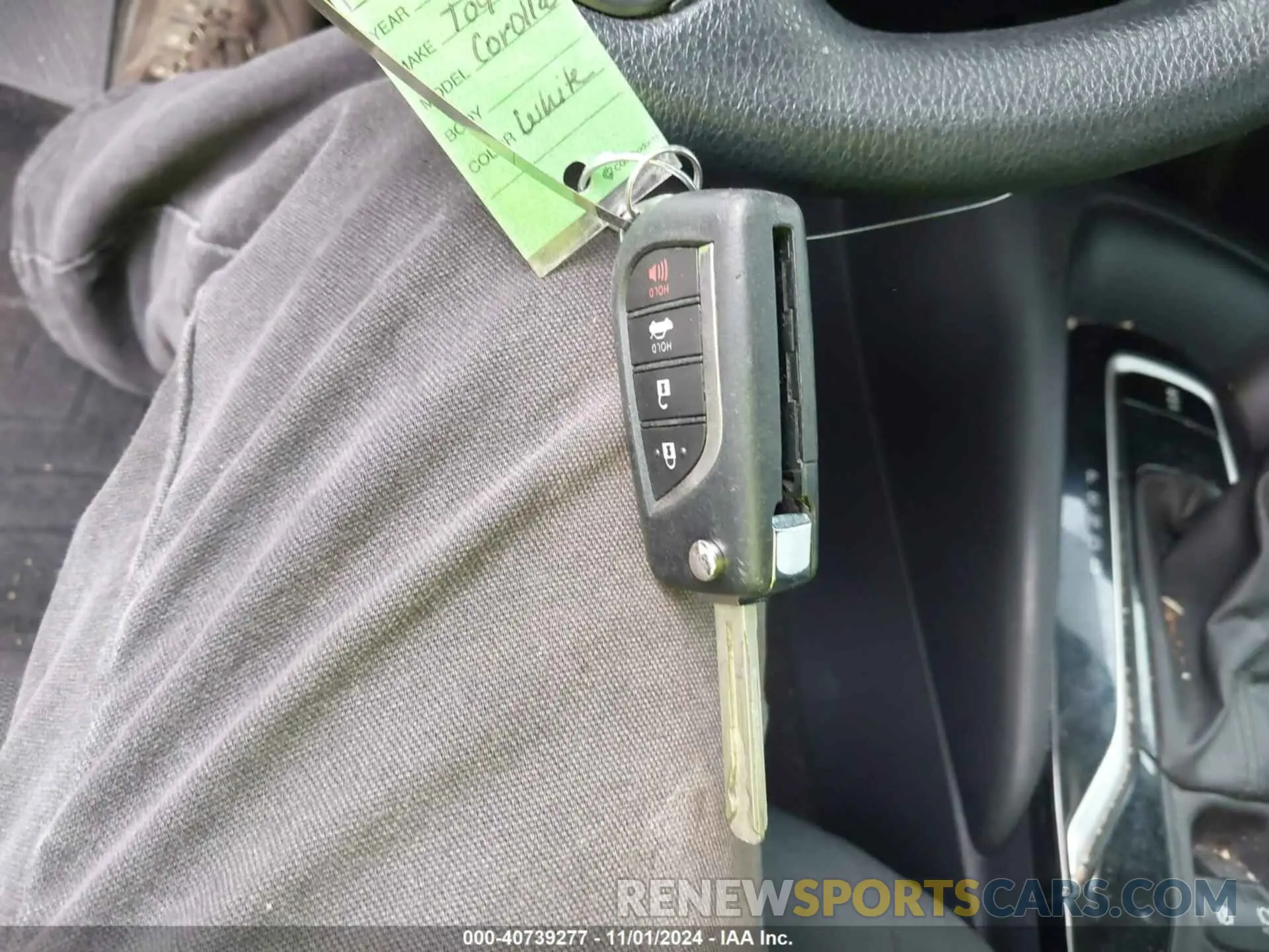 11 fotografías del automóvil dañado 5YFEPMAE9NP283370 TOYOTA COROLLA 2022