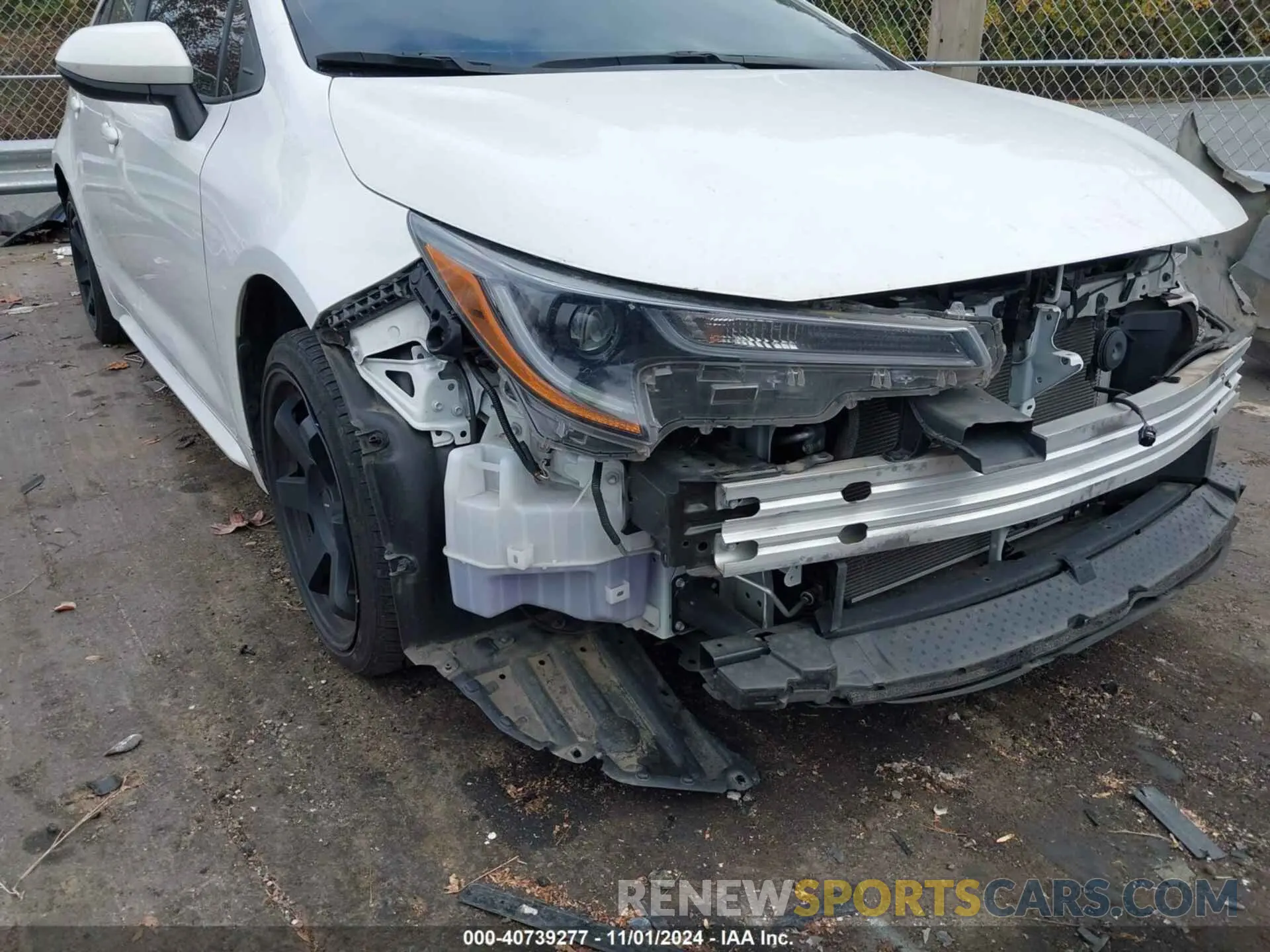 17 fotografías del automóvil dañado 5YFEPMAE9NP283370 TOYOTA COROLLA 2022