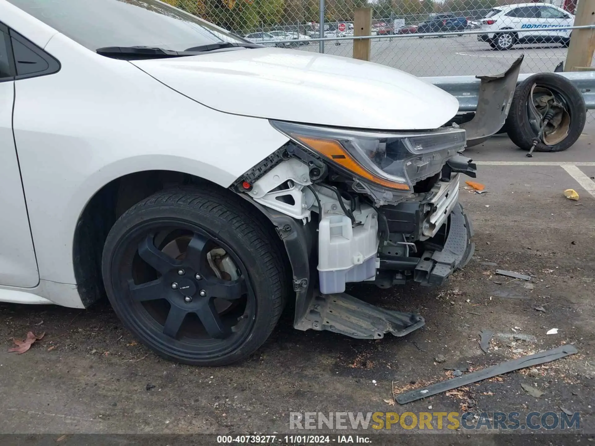 18 fotografías del automóvil dañado 5YFEPMAE9NP283370 TOYOTA COROLLA 2022