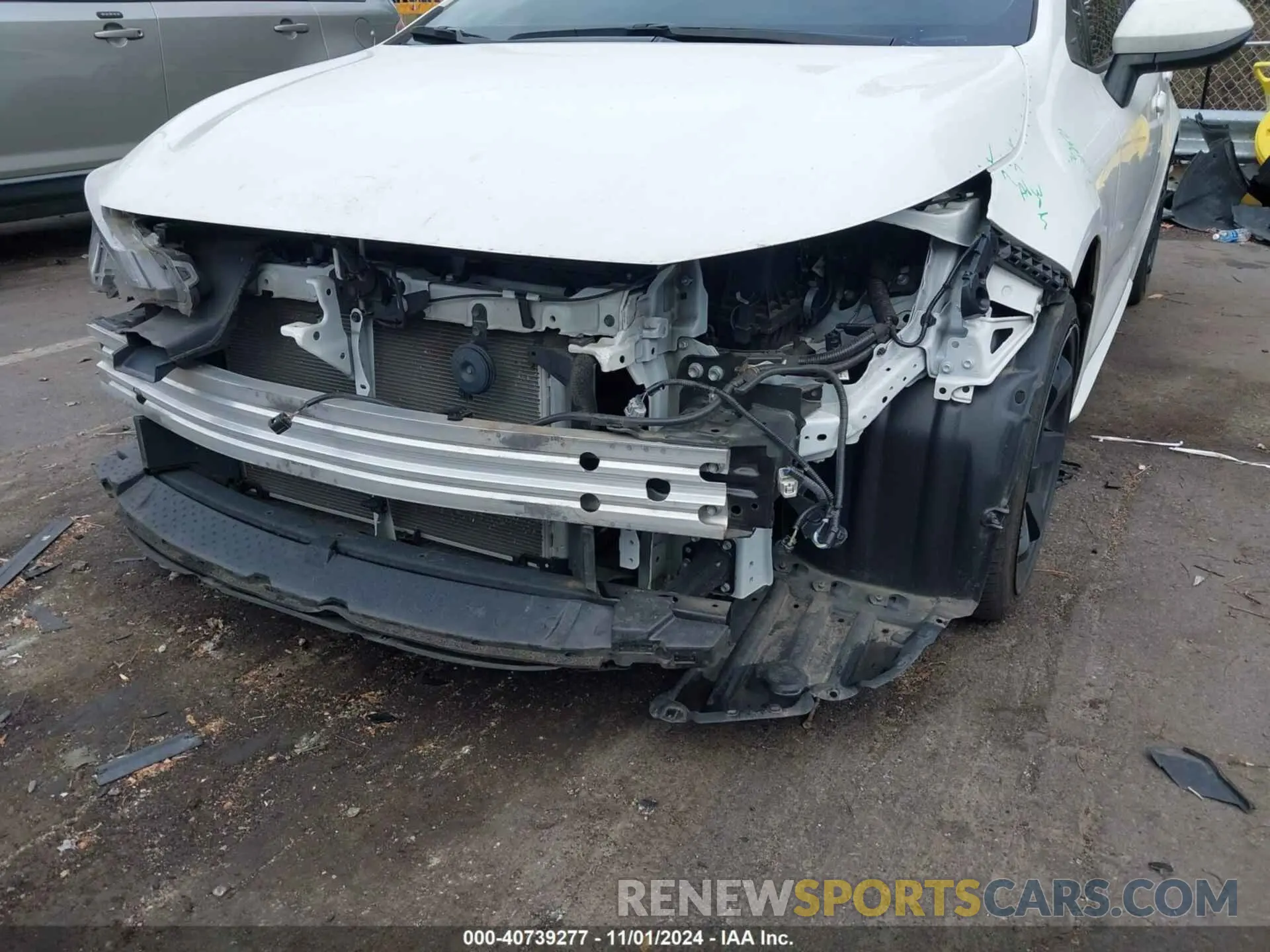 19 fotografías del automóvil dañado 5YFEPMAE9NP283370 TOYOTA COROLLA 2022