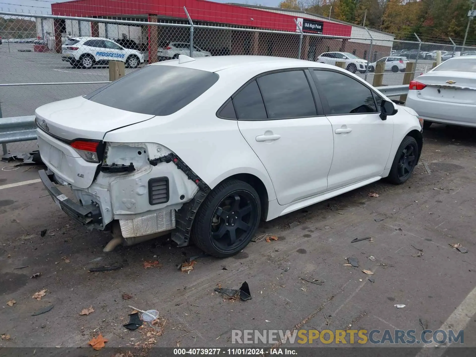 4 fotografías del automóvil dañado 5YFEPMAE9NP283370 TOYOTA COROLLA 2022