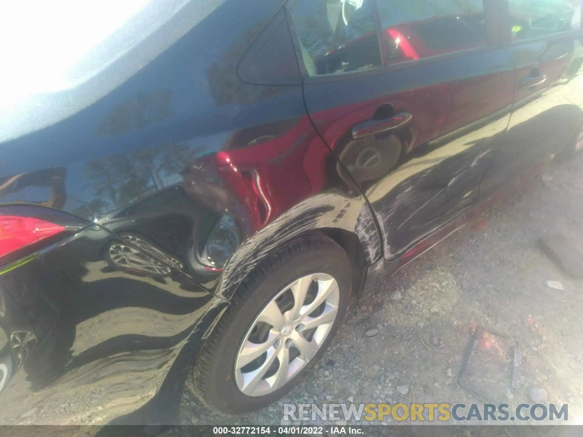 6 fotografías del automóvil dañado 5YFEPMAE9NP283787 TOYOTA COROLLA 2022