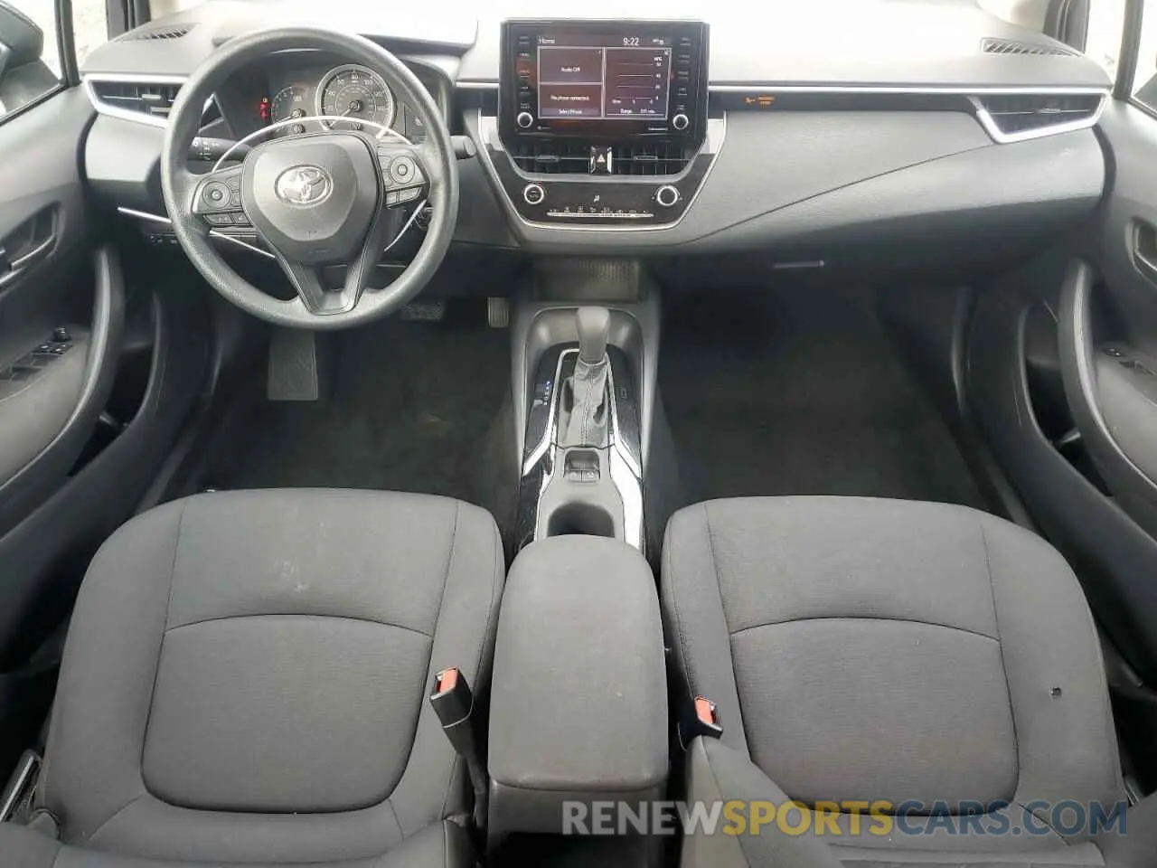 8 fotografías del automóvil dañado 5YFEPMAE9NP289220 TOYOTA COROLLA 2022