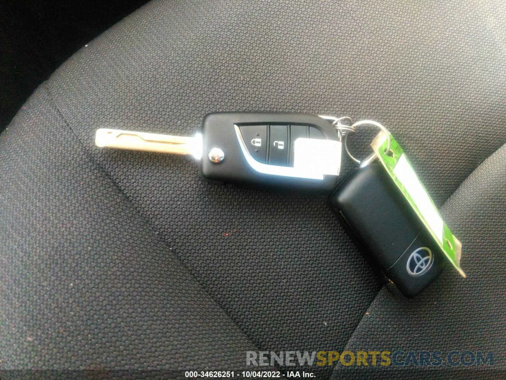 11 fotografías del automóvil dañado 5YFEPMAE9NP291601 TOYOTA COROLLA 2022
