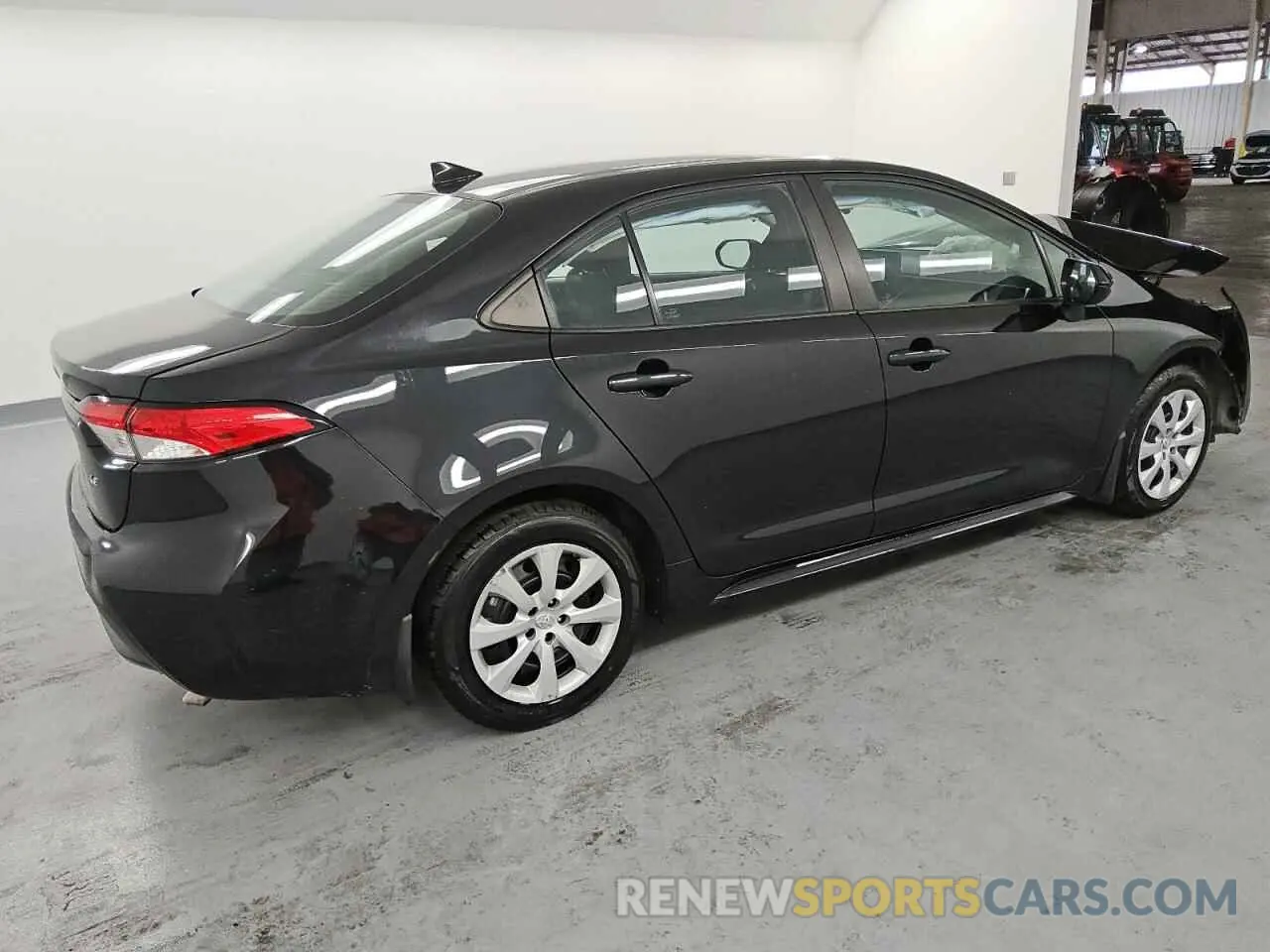 3 fotografías del automóvil dañado 5YFEPMAE9NP297432 TOYOTA COROLLA 2022