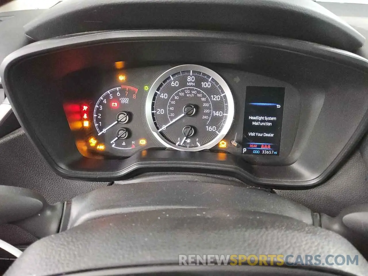 9 fotografías del automóvil dañado 5YFEPMAE9NP297432 TOYOTA COROLLA 2022