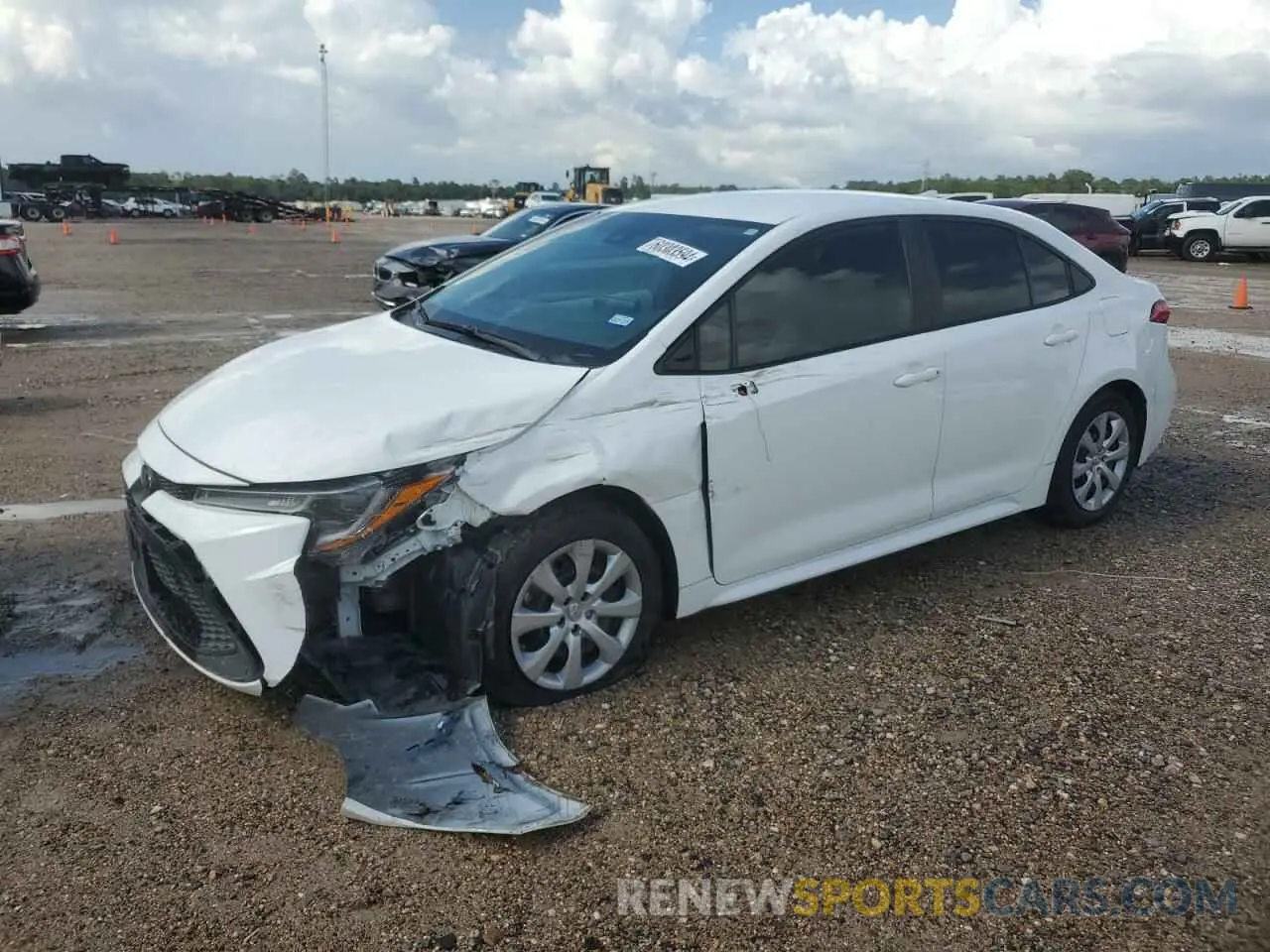 1 fotografías del automóvil dañado 5YFEPMAE9NP316819 TOYOTA COROLLA 2022
