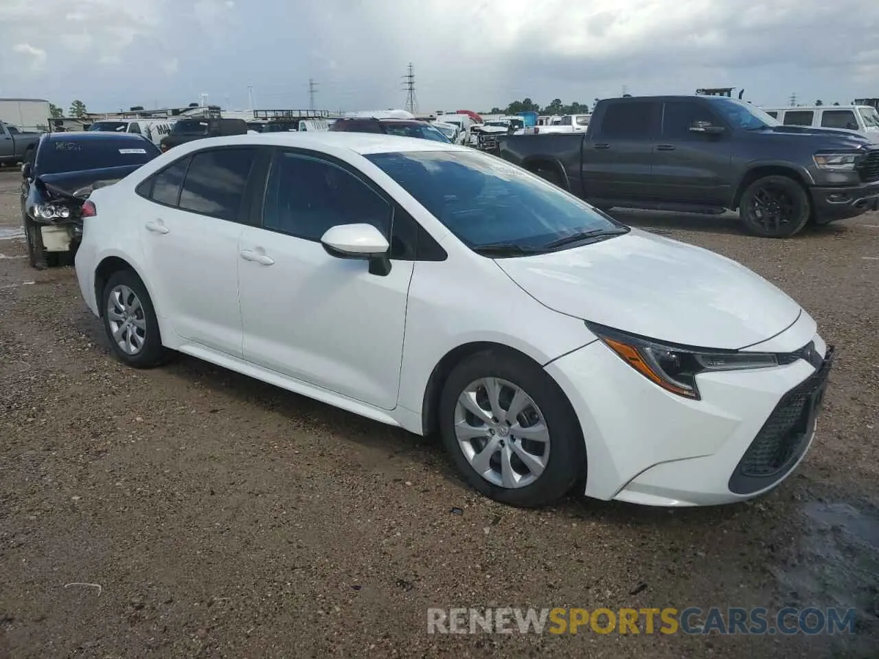 4 fotografías del automóvil dañado 5YFEPMAE9NP316819 TOYOTA COROLLA 2022