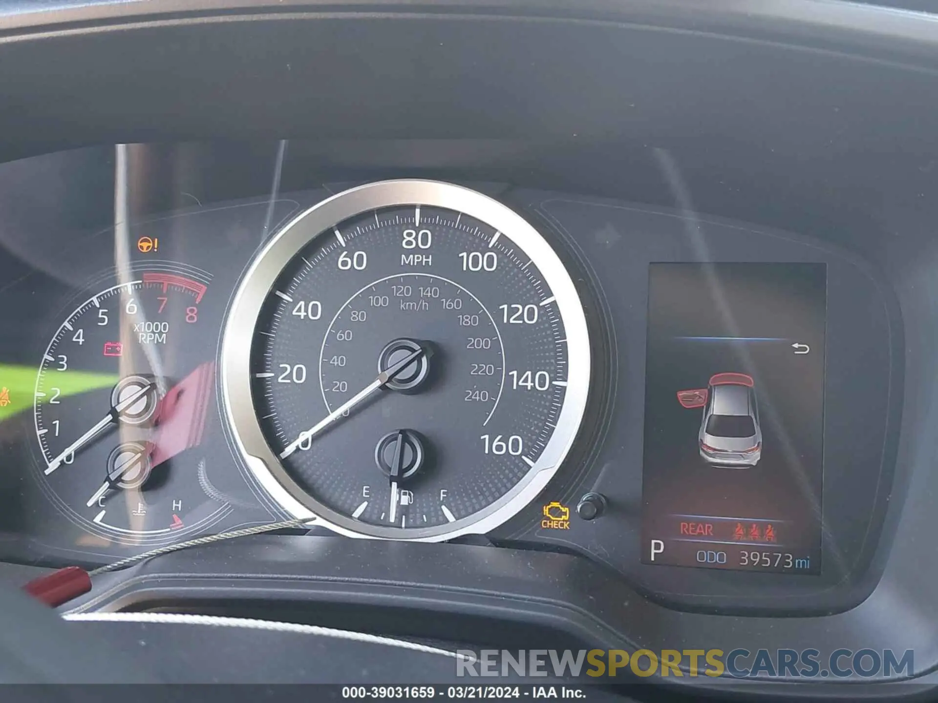7 fotografías del automóvil dañado 5YFEPMAE9NP317923 TOYOTA COROLLA 2022