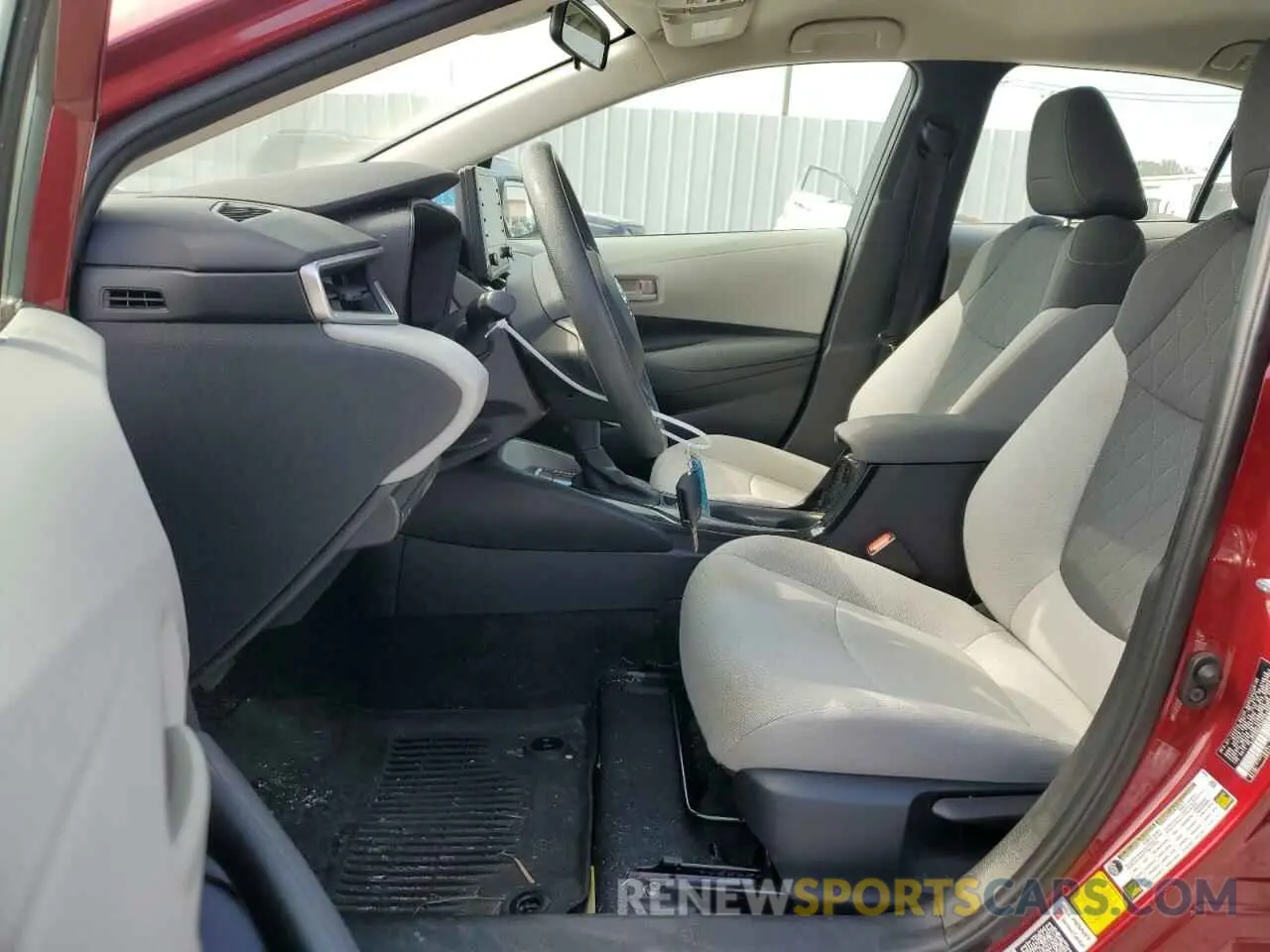 7 fotografías del automóvil dañado 5YFEPMAE9NP320160 TOYOTA COROLLA 2022