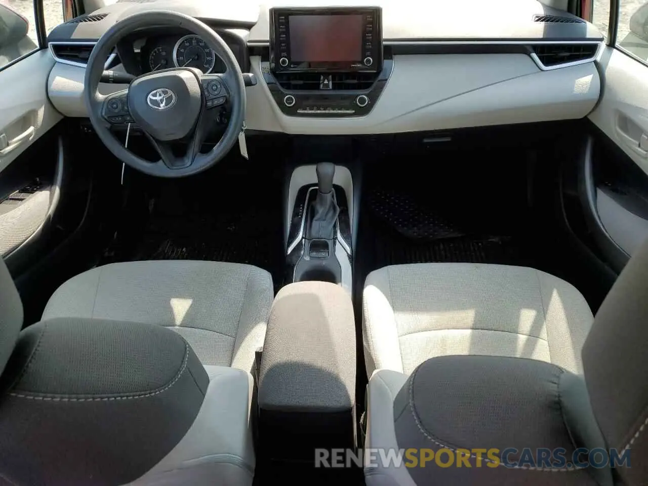 8 fotografías del automóvil dañado 5YFEPMAE9NP320160 TOYOTA COROLLA 2022