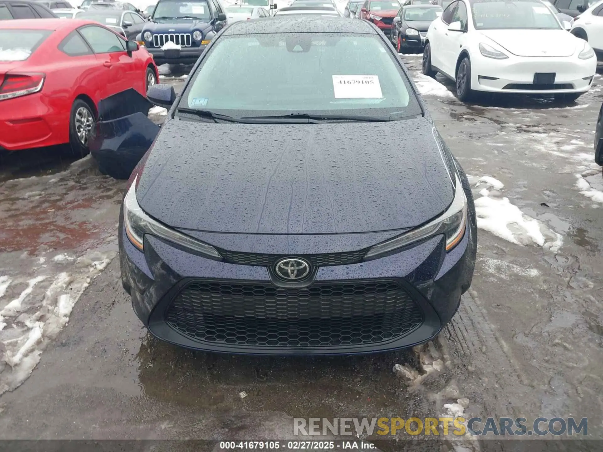 12 fotografías del automóvil dañado 5YFEPMAE9NP320739 TOYOTA COROLLA 2022