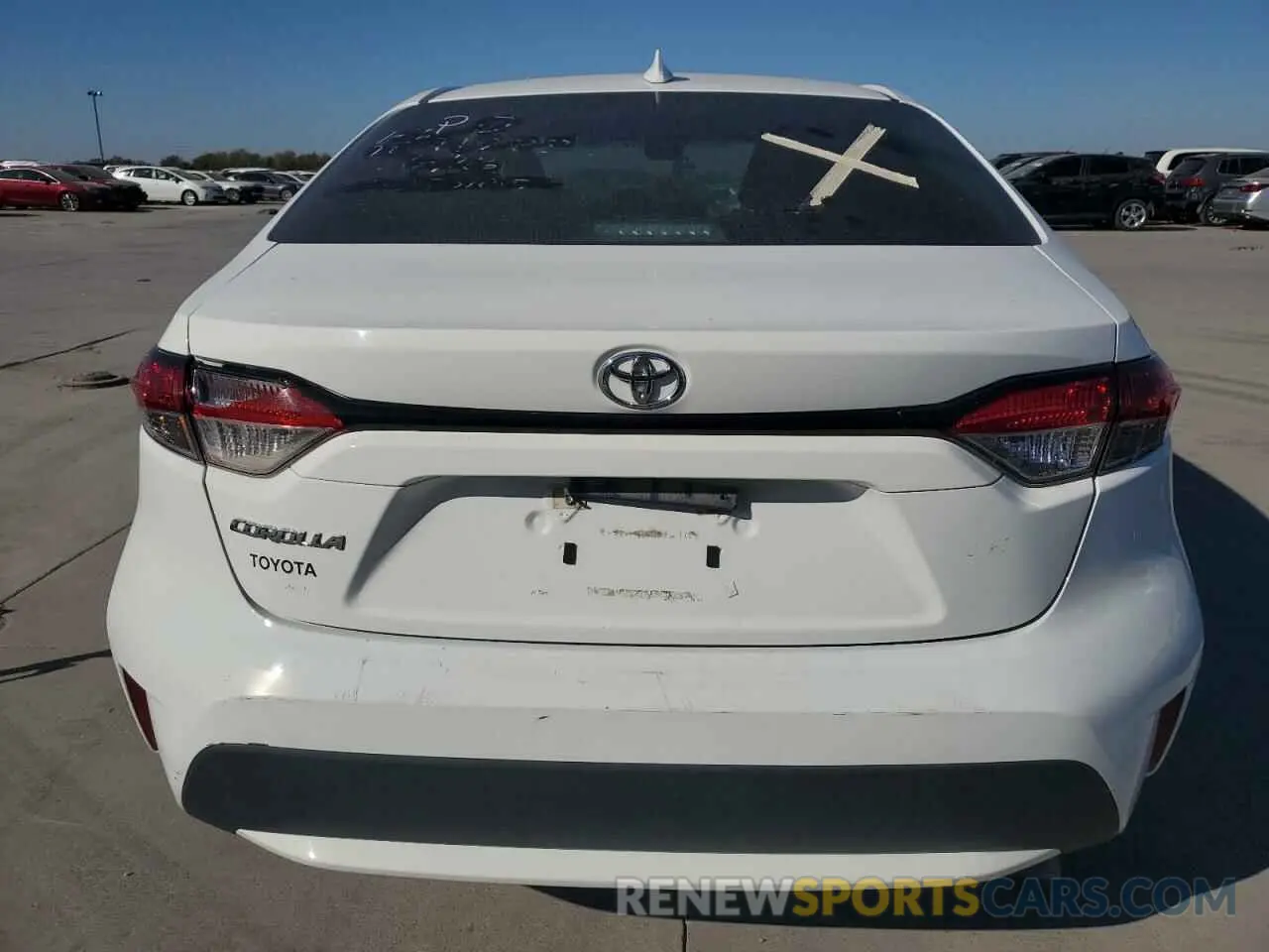 6 fotografías del automóvil dañado 5YFEPMAE9NP323107 TOYOTA COROLLA 2022
