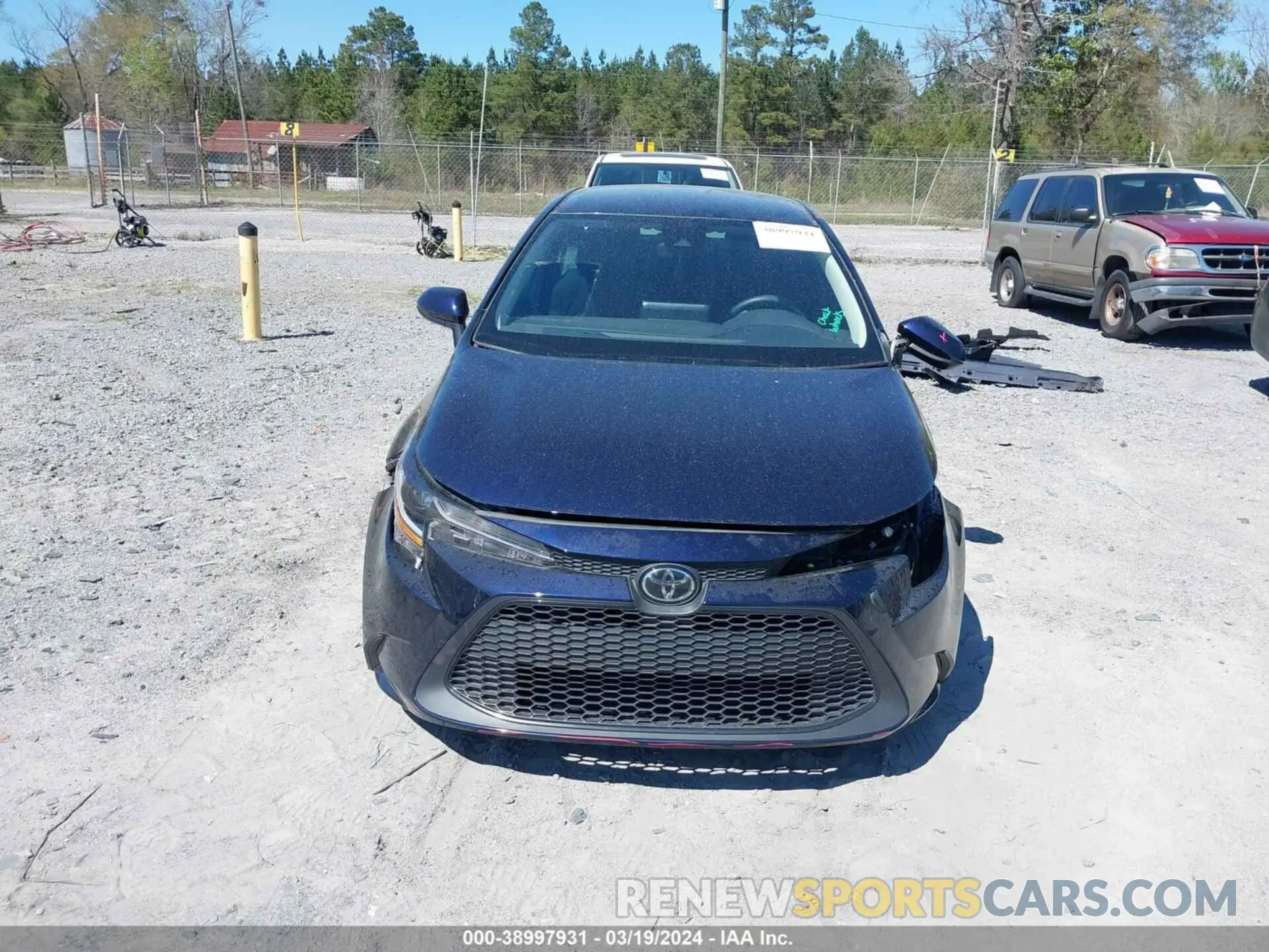 13 fotografías del automóvil dañado 5YFEPMAE9NP323608 TOYOTA COROLLA 2022