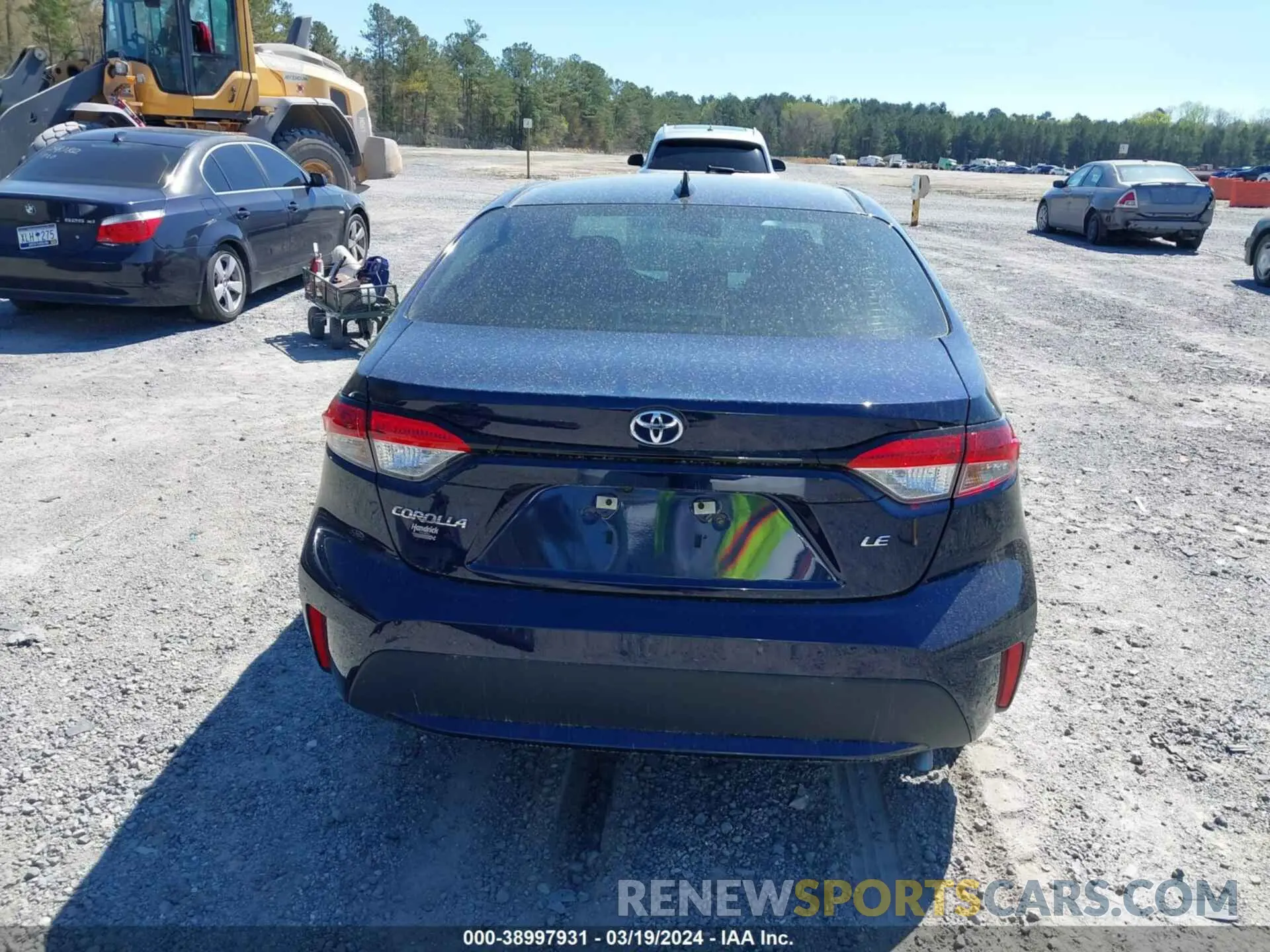 17 fotografías del automóvil dañado 5YFEPMAE9NP323608 TOYOTA COROLLA 2022