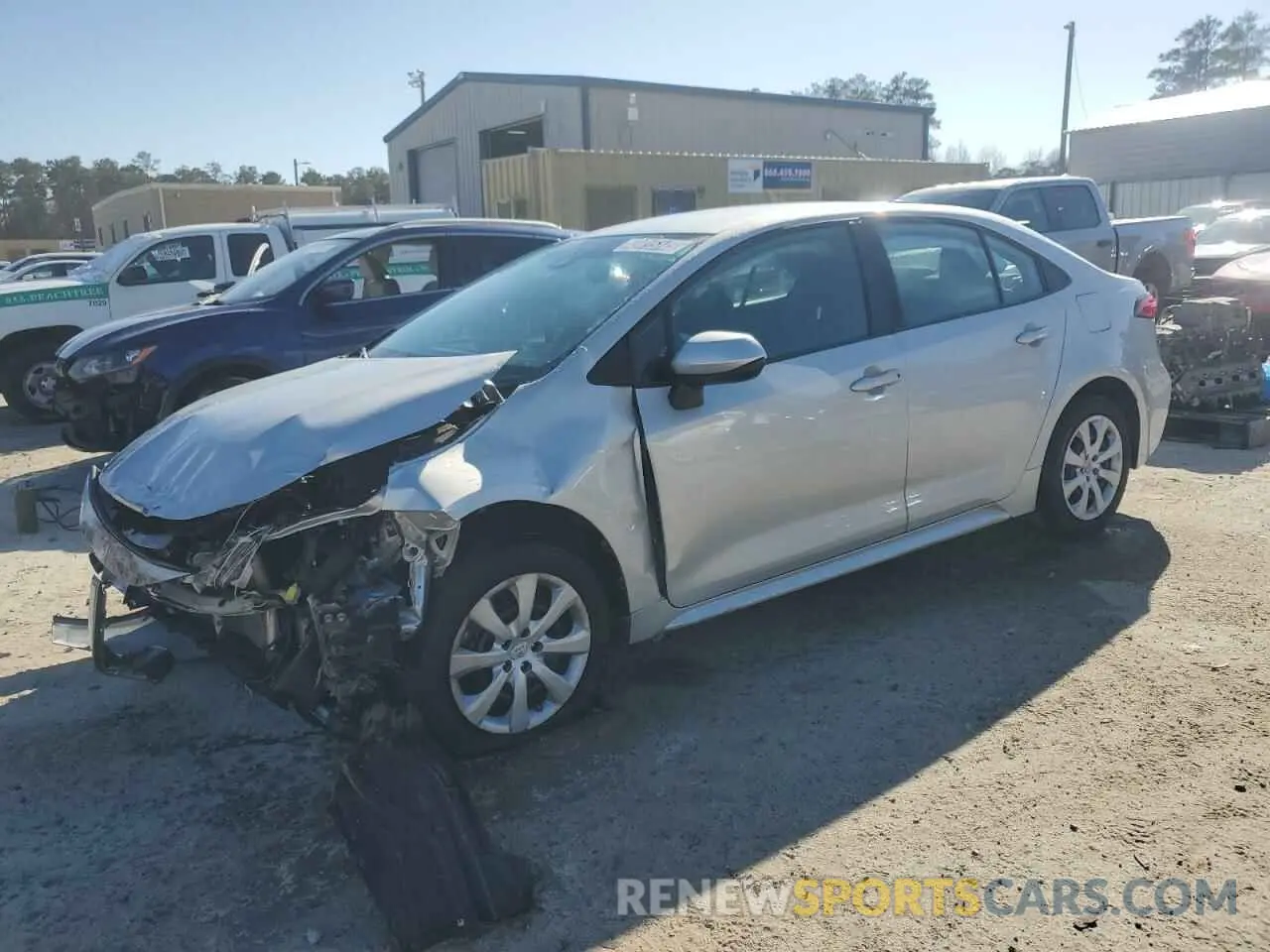 1 fotografías del automóvil dañado 5YFEPMAE9NP327738 TOYOTA COROLLA 2022