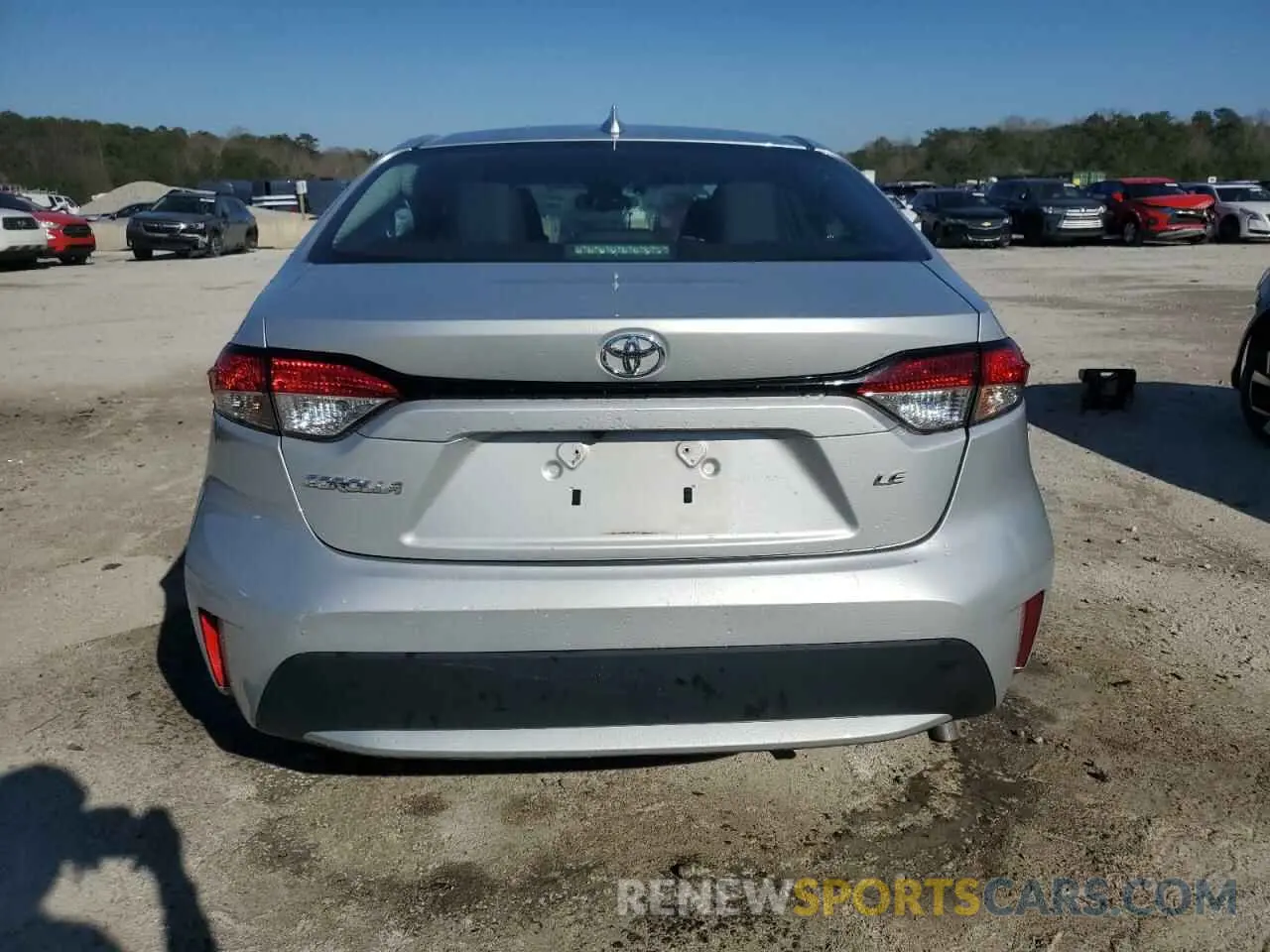 6 fotografías del automóvil dañado 5YFEPMAE9NP327738 TOYOTA COROLLA 2022
