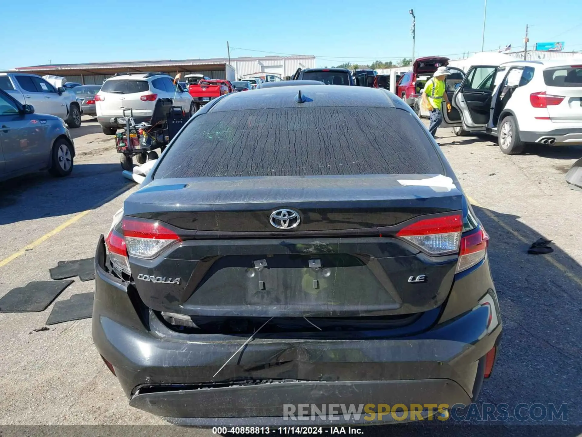 16 fotografías del automóvil dañado 5YFEPMAE9NP335113 TOYOTA COROLLA 2022