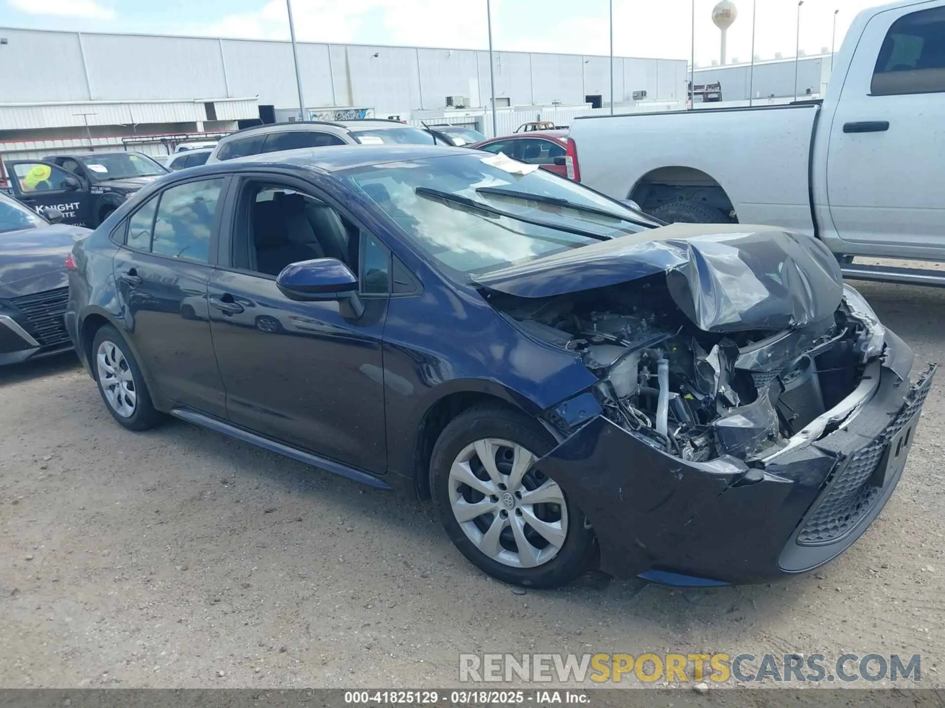 1 fotografías del automóvil dañado 5YFEPMAE9NP337296 TOYOTA COROLLA 2022