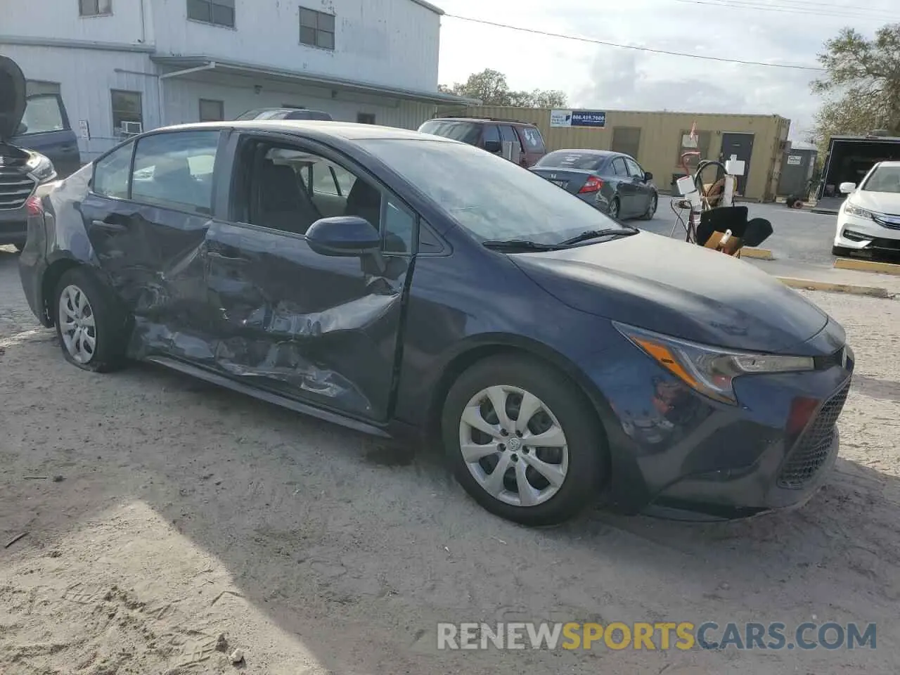 4 fotografías del automóvil dañado 5YFEPMAE9NP339145 TOYOTA COROLLA 2022