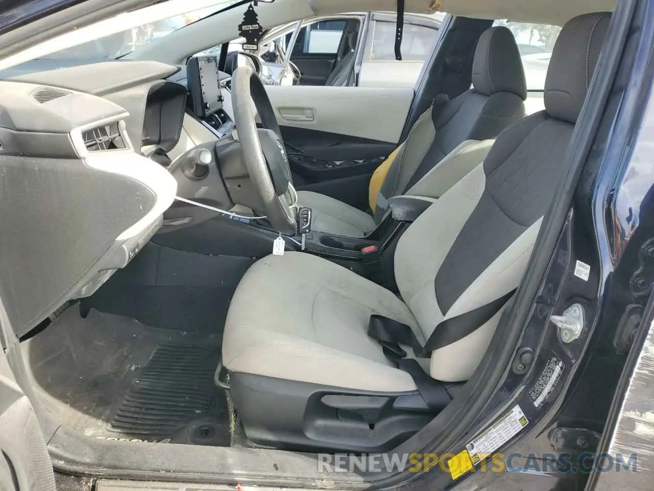 7 fotografías del automóvil dañado 5YFEPMAE9NP339145 TOYOTA COROLLA 2022