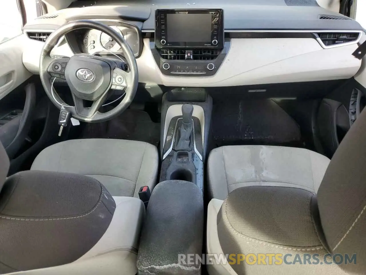 8 fotografías del automóvil dañado 5YFEPMAE9NP339145 TOYOTA COROLLA 2022
