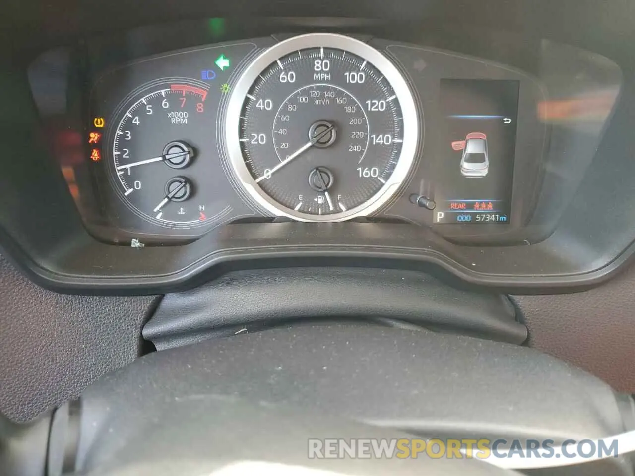 9 fotografías del automóvil dañado 5YFEPMAE9NP342904 TOYOTA COROLLA 2022
