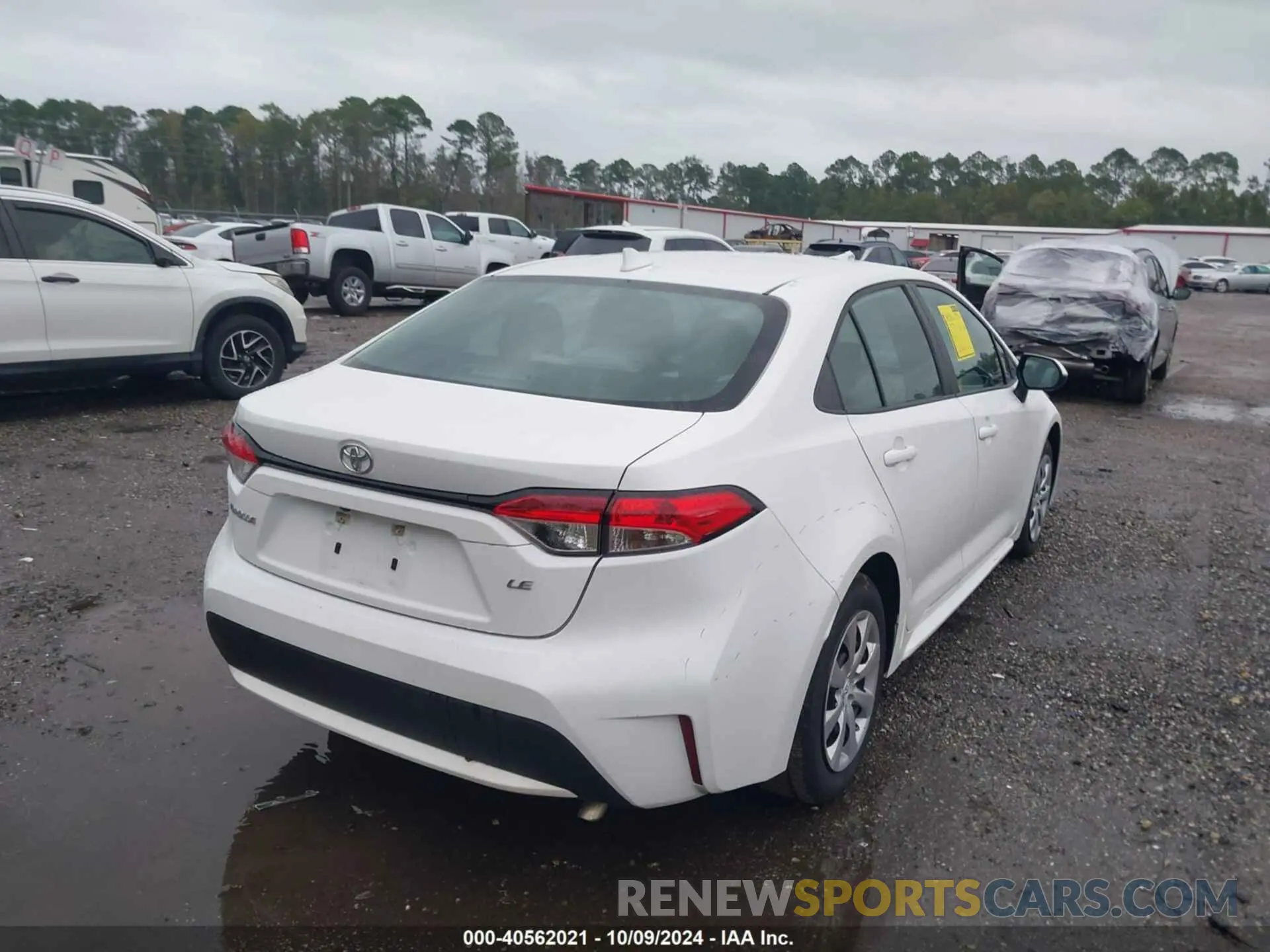 4 fotografías del automóvil dañado 5YFEPMAE9NP358018 TOYOTA COROLLA 2022
