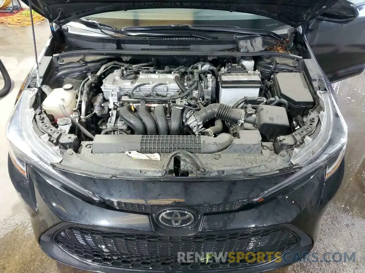 11 fotografías del automóvil dañado 5YFEPMAE9NP359721 TOYOTA COROLLA 2022