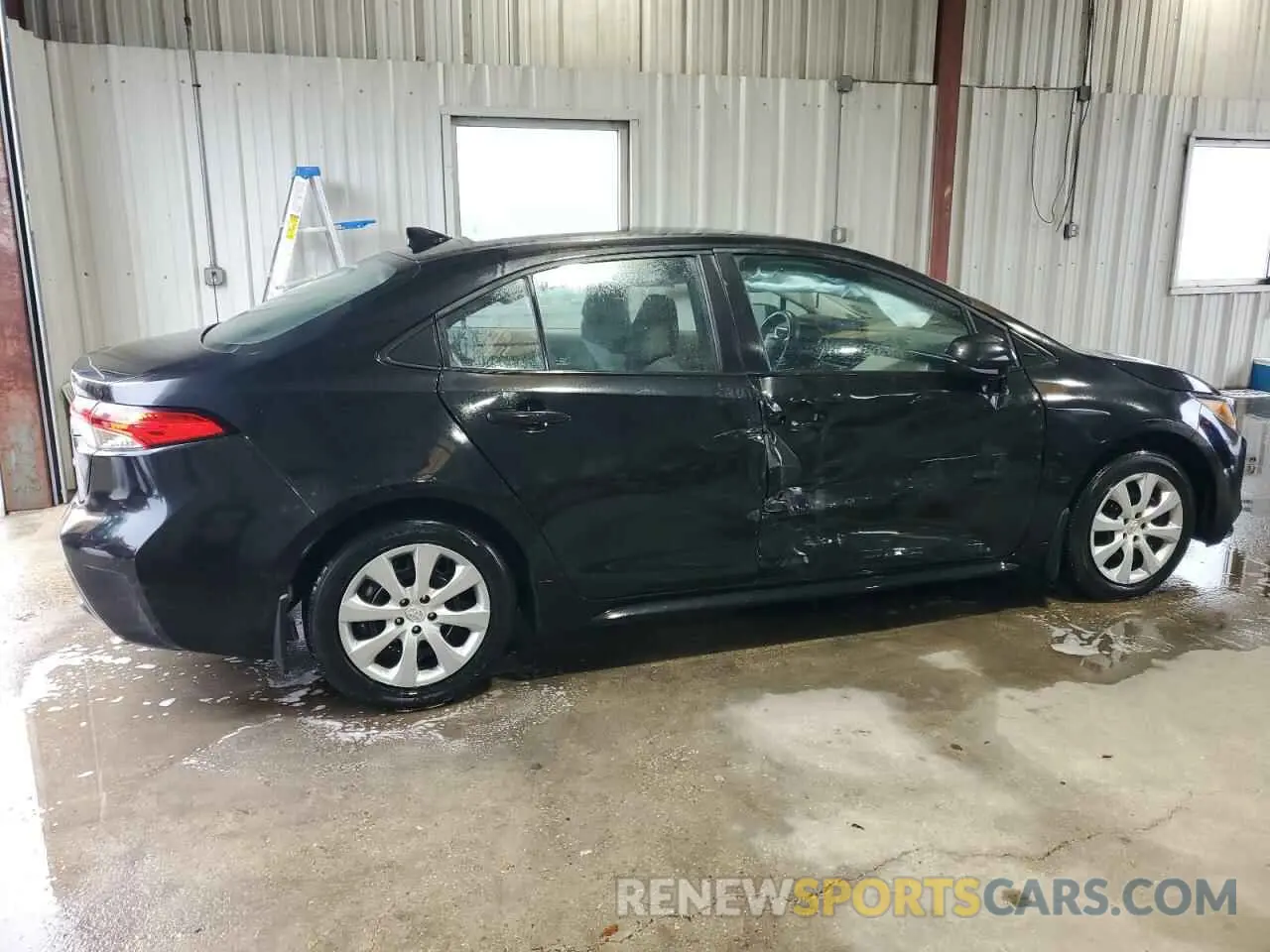 3 fotografías del automóvil dañado 5YFEPMAE9NP359721 TOYOTA COROLLA 2022
