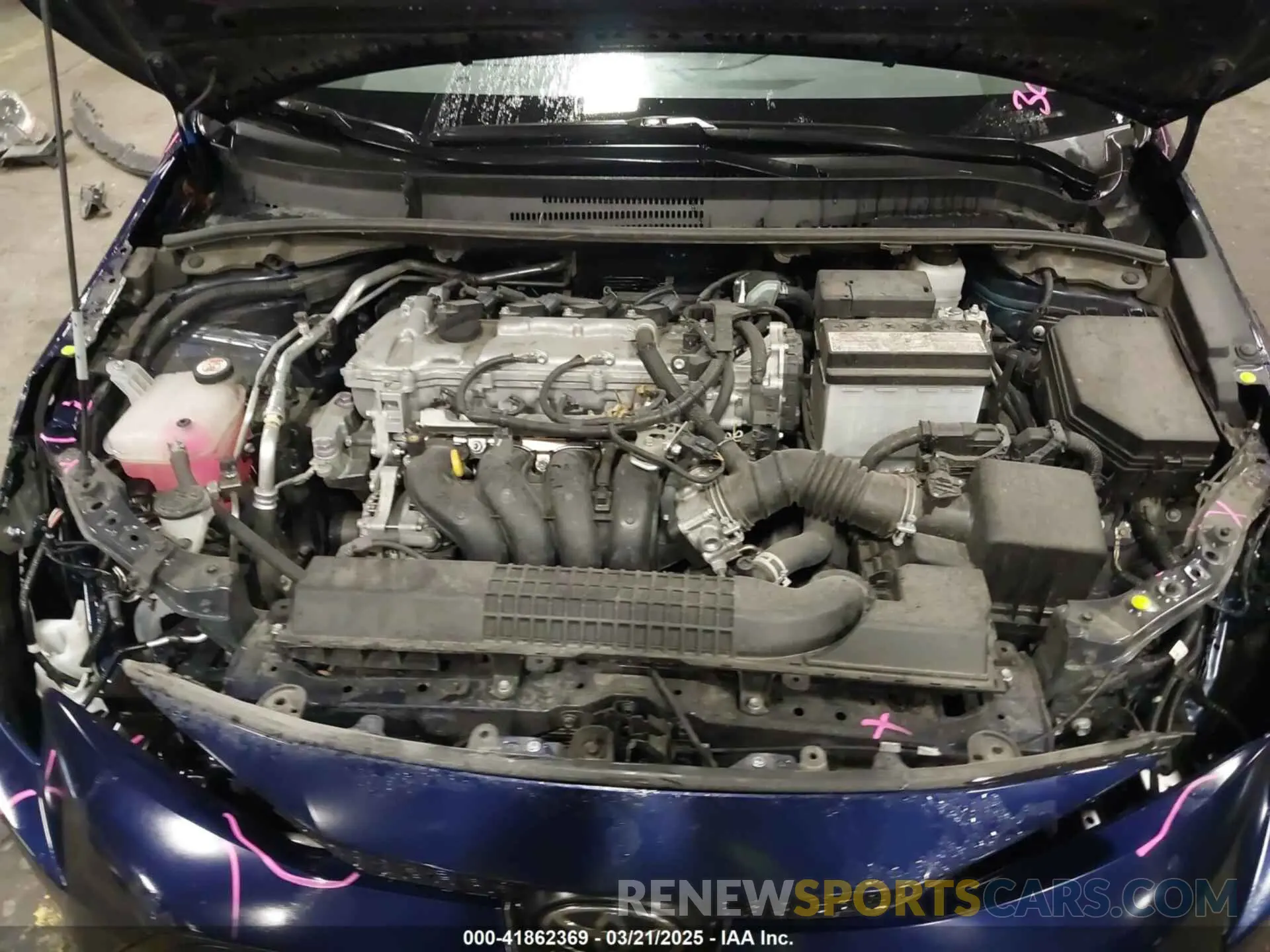 10 fotografías del automóvil dañado 5YFEPMAE9NP366362 TOYOTA COROLLA 2022
