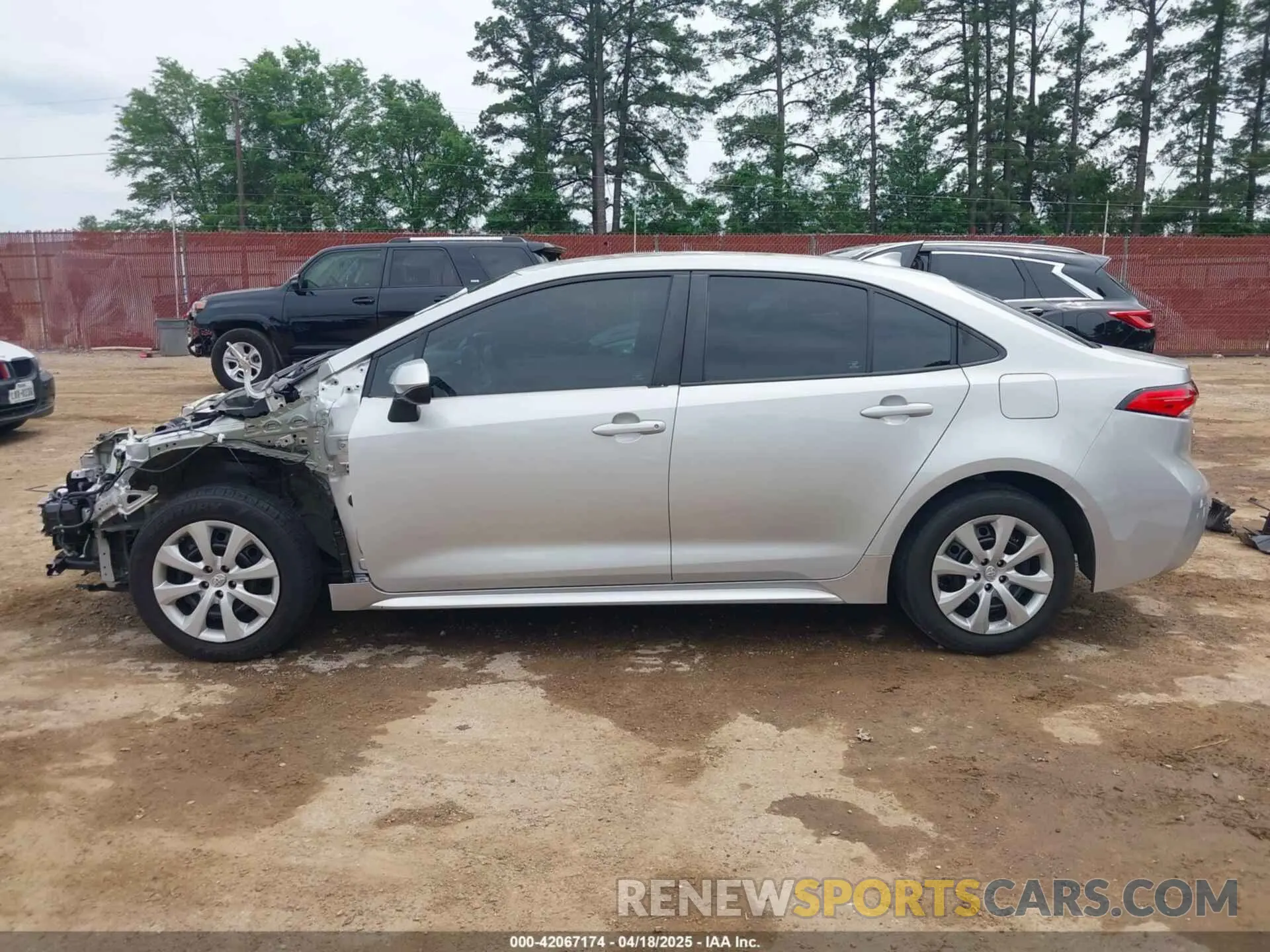 15 fotografías del automóvil dañado 5YFEPMAE9NP382593 TOYOTA COROLLA 2022
