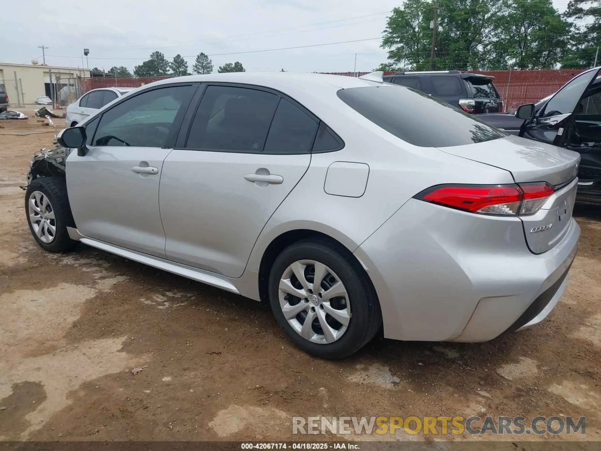 3 fotografías del automóvil dañado 5YFEPMAE9NP382593 TOYOTA COROLLA 2022