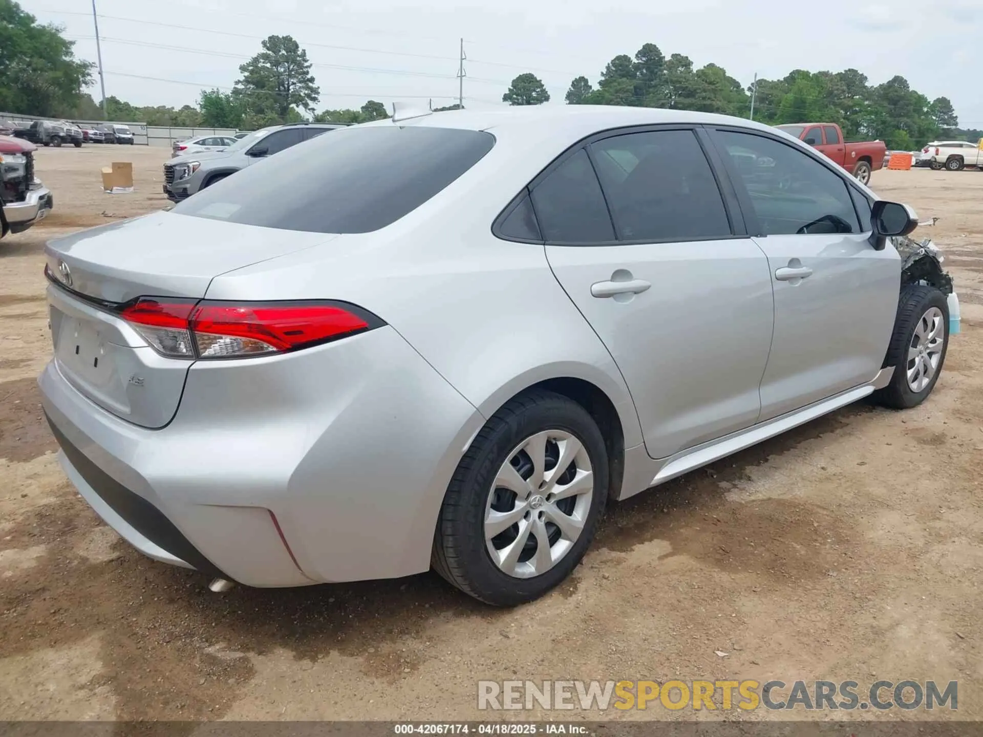 4 fotografías del automóvil dañado 5YFEPMAE9NP382593 TOYOTA COROLLA 2022
