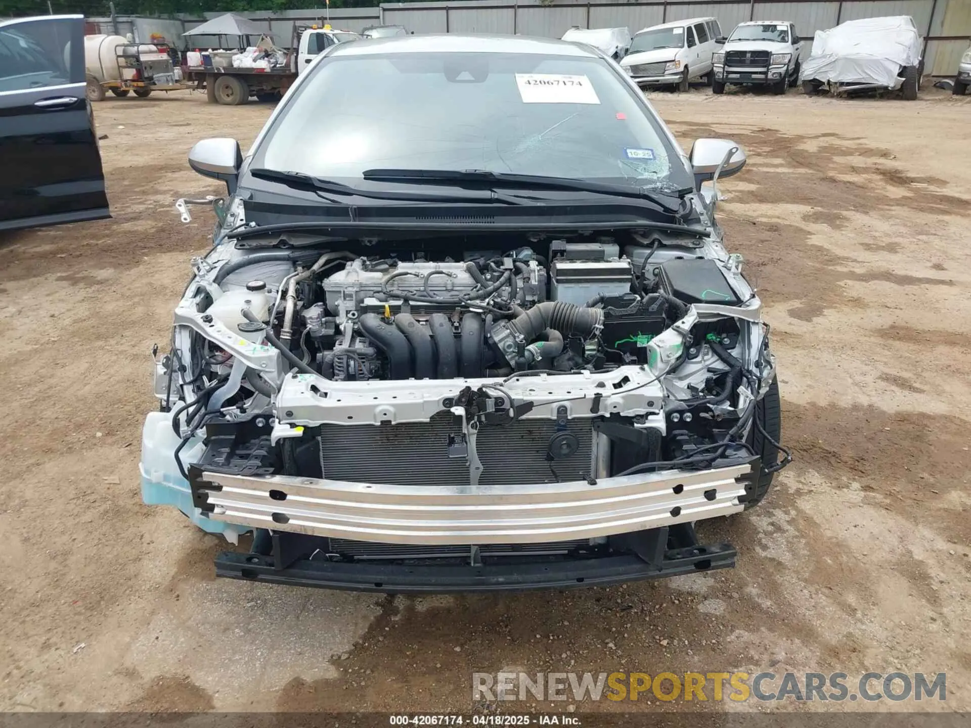 6 fotografías del automóvil dañado 5YFEPMAE9NP382593 TOYOTA COROLLA 2022