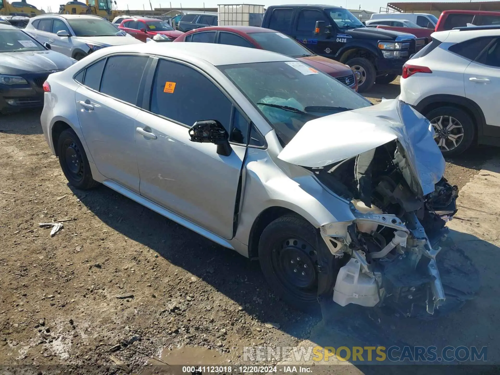 1 fotografías del automóvil dañado 5YFEPMAE9NP386238 TOYOTA COROLLA 2022